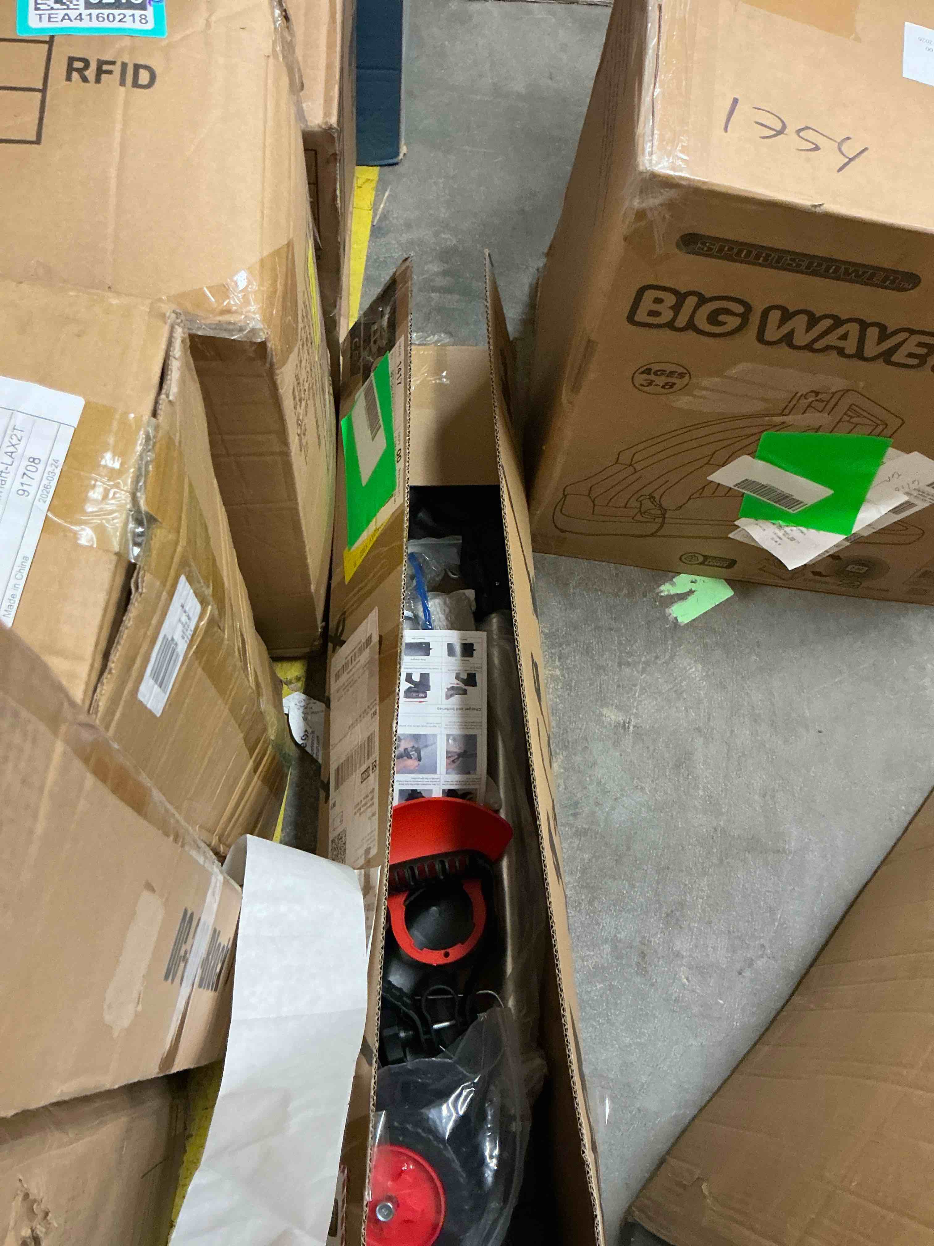 Condition photo showing Good Condition for jllom electric weed eater weed wacker 3 in 1 cordless push lawn trimmer with wheels weed eater tool with adjustable handle 3 function blades weed eater brush cutter for yard and garden