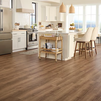 pergo duracraft seville oak brown 22-mil x 9-1/2-in w x 47-in l waterproof interlocking luxury vinyl plank flooring (18.78-sq ft/ carton)
