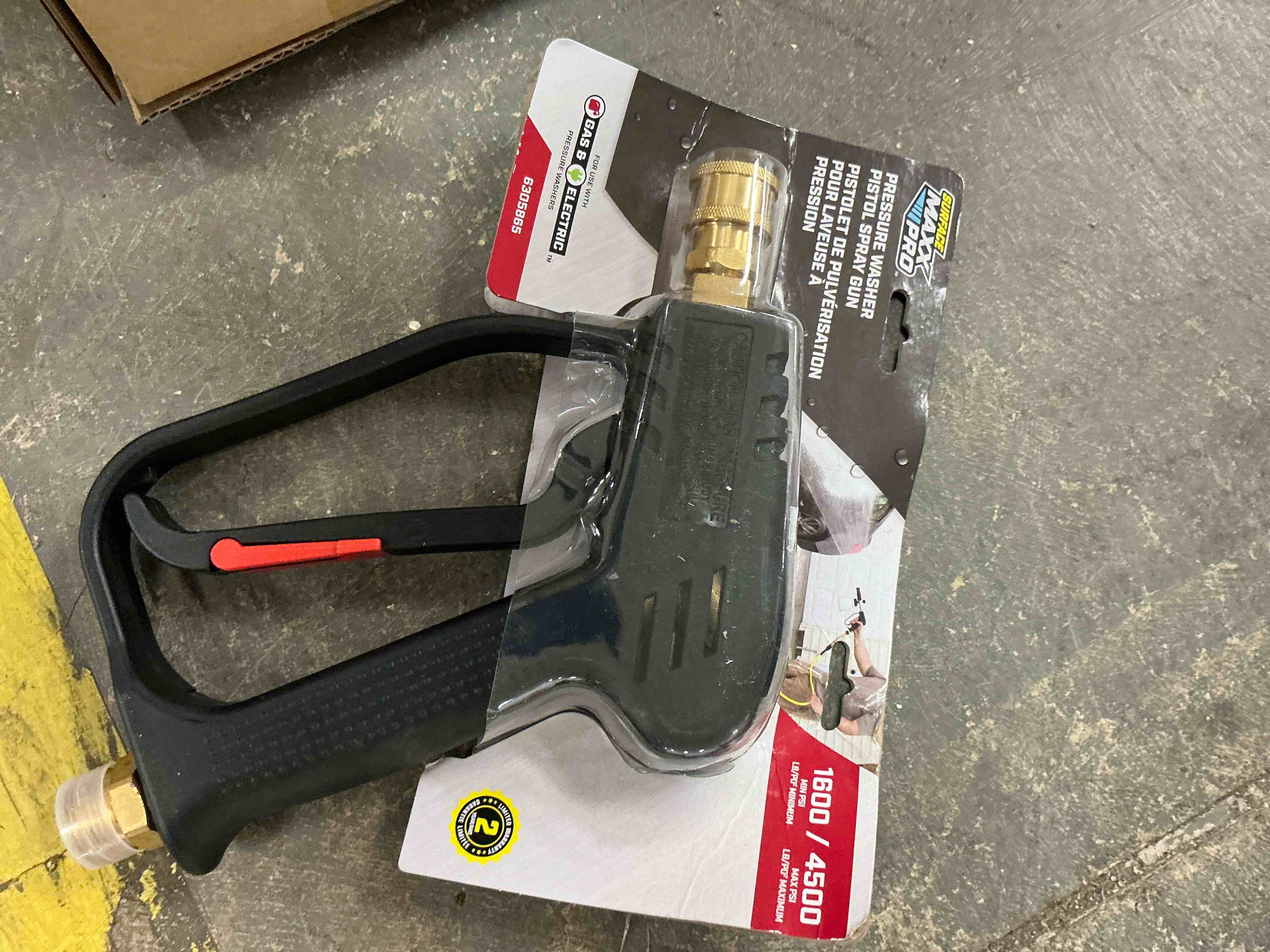 Condition photo showing Good Condition for surfacemaxx pro up to 4500-psi plastic pressure washer spray gun