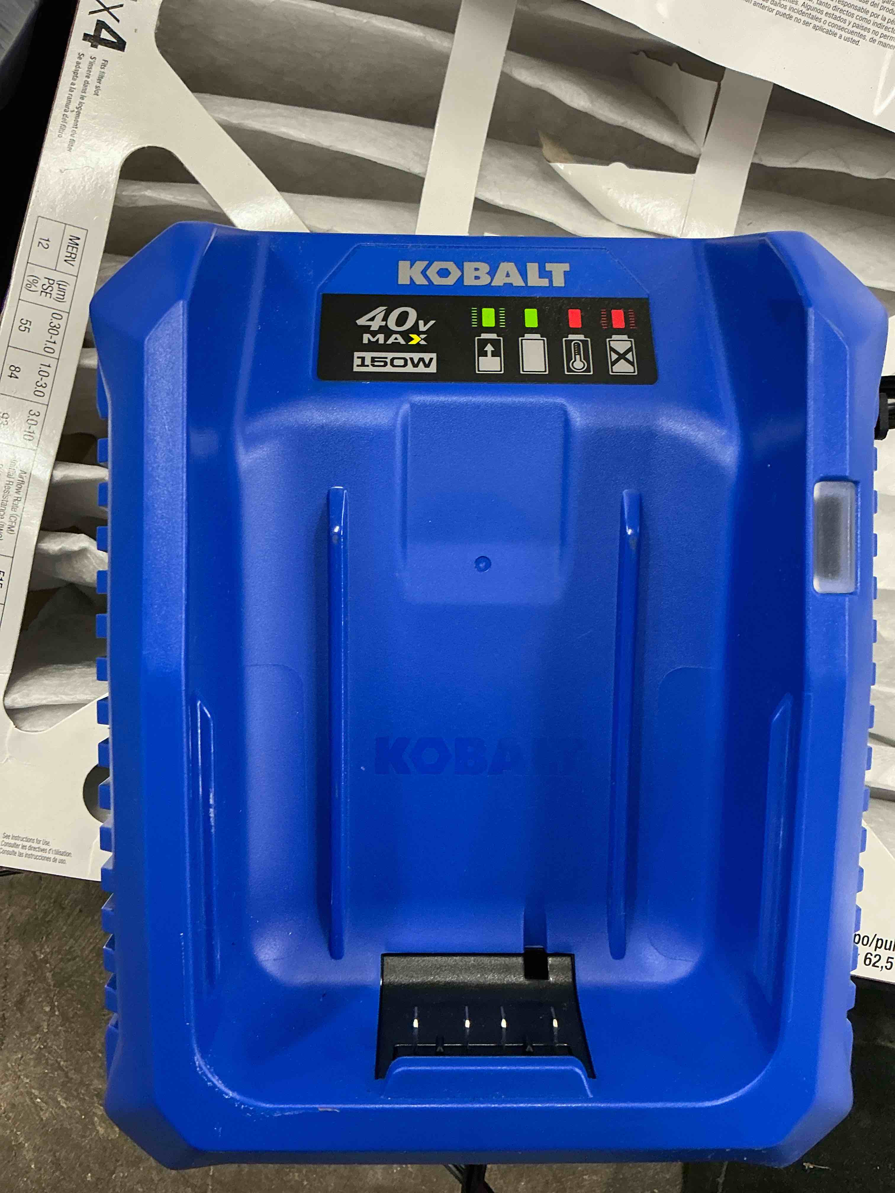 Condition photo showing Good Condition for kobalt 40 -volt, battery charger