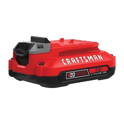 craftsman v20 20 -volt 1 -pack battery ( 2.0 ah lithium-ion )