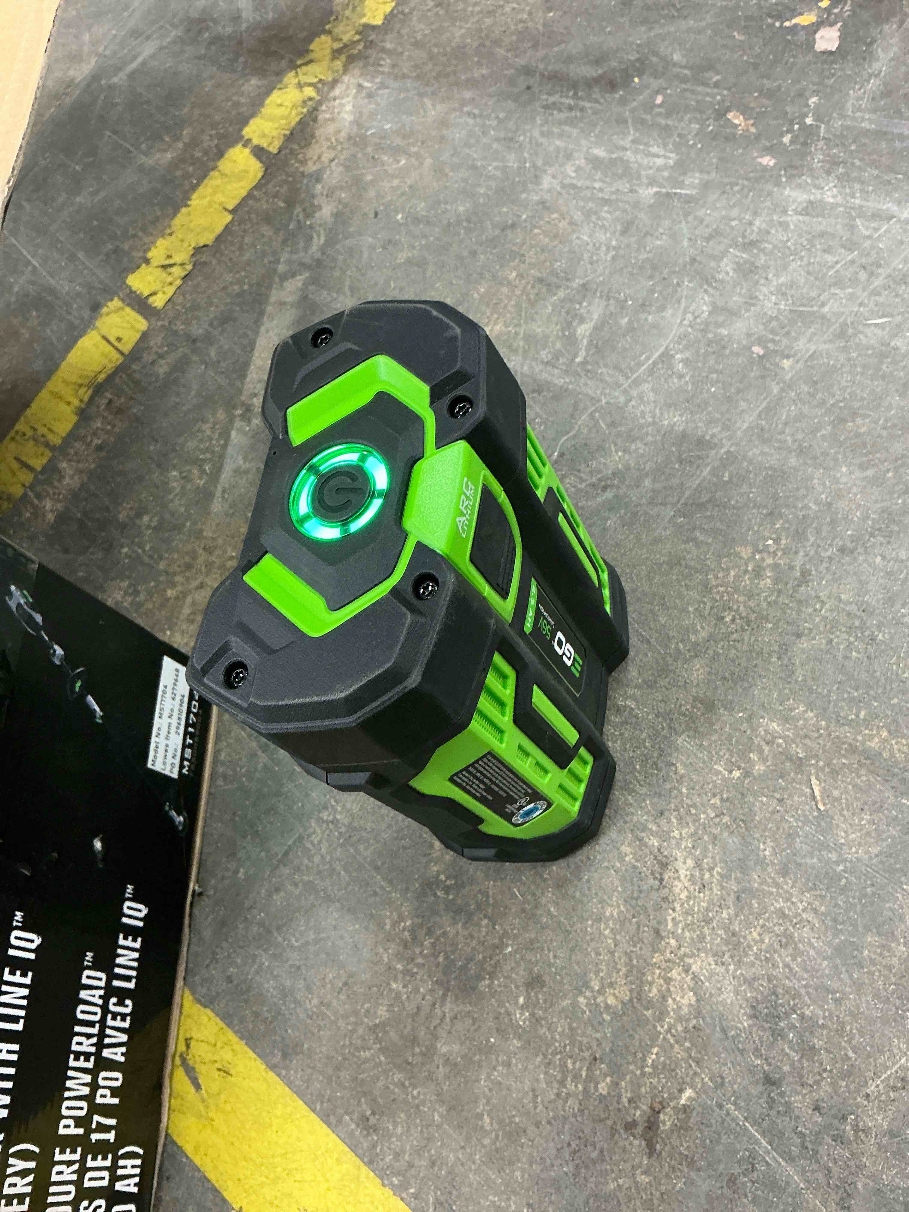 Condition photo showing Good Condition for ego power+ 56 -volt, 2.5 ah 1 -pack lithium ion (li-ion) battery