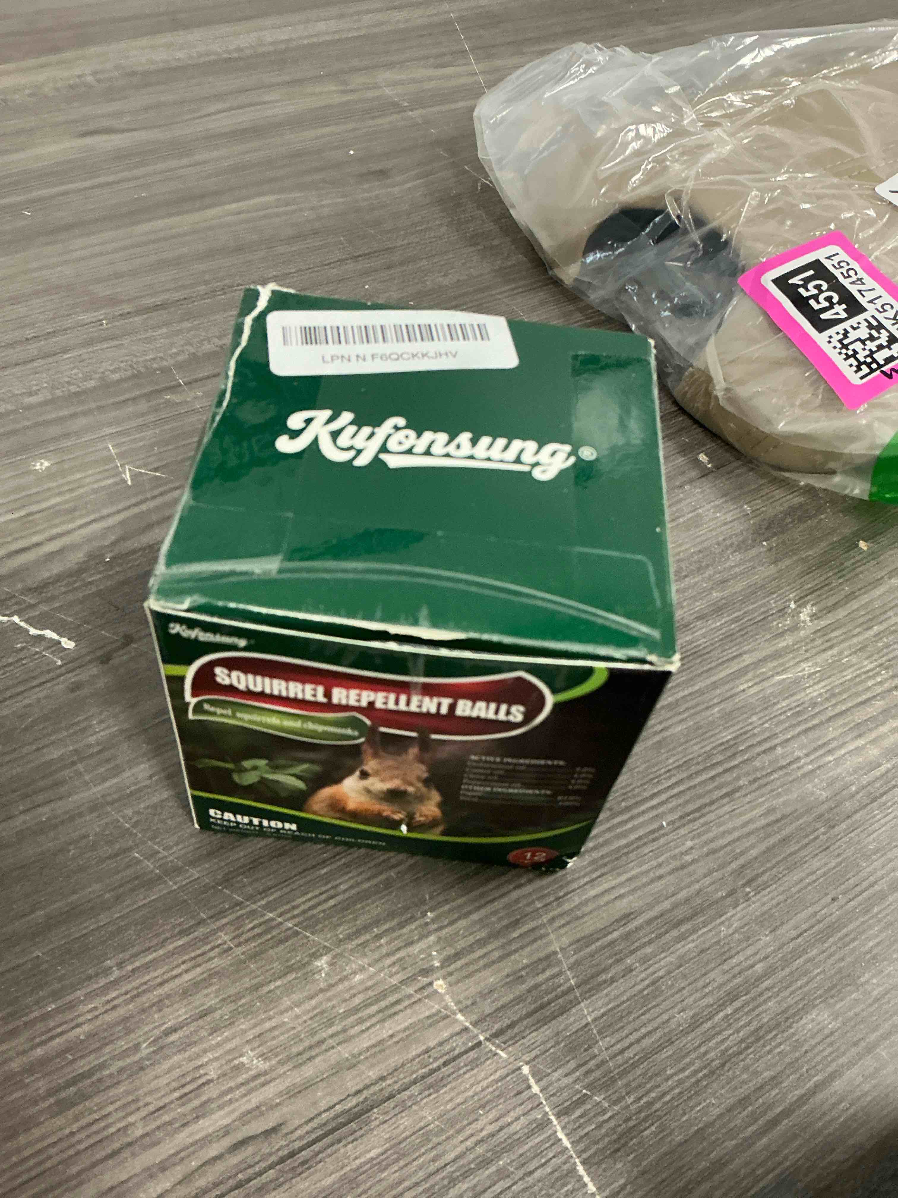 Condition photo showing New/Like New for squirrel repellent balls- chipmunks & rodents repellent for outdoor | protect,gardens, bird feeders,plant & attics-safe for people,children,plant-based