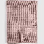 quince organic cotton gauze throw 50x60, fig