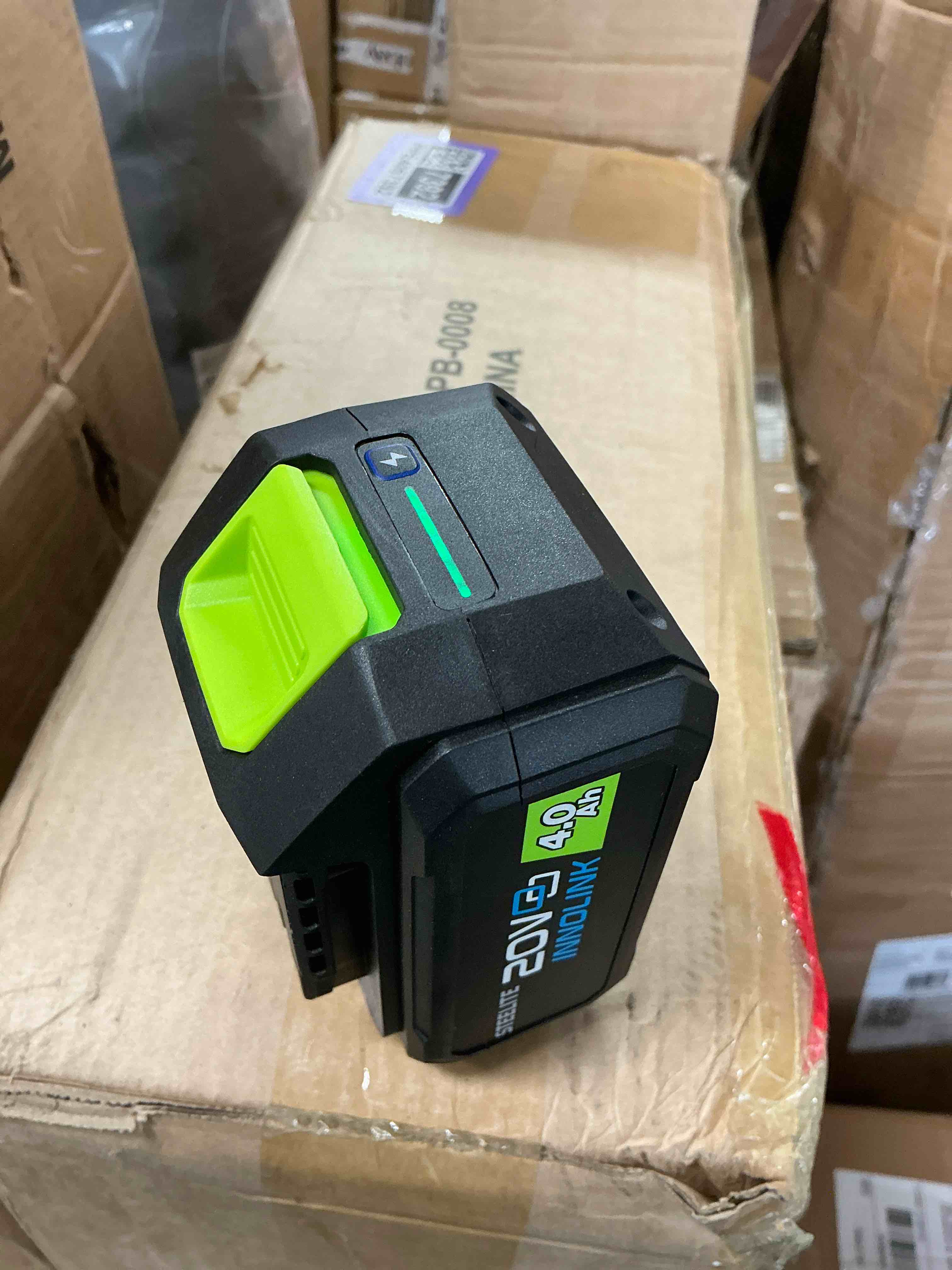 Condition photo showing Good Condition for steelite 20v 4.0ah lithium-ion battery pack, high-capacity rechargeable battery, only fit tools