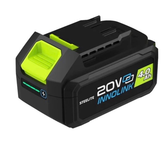 steelite 20v 4.0ah lithium-ion battery pack, high-capacity rechargeable battery, only fit tools