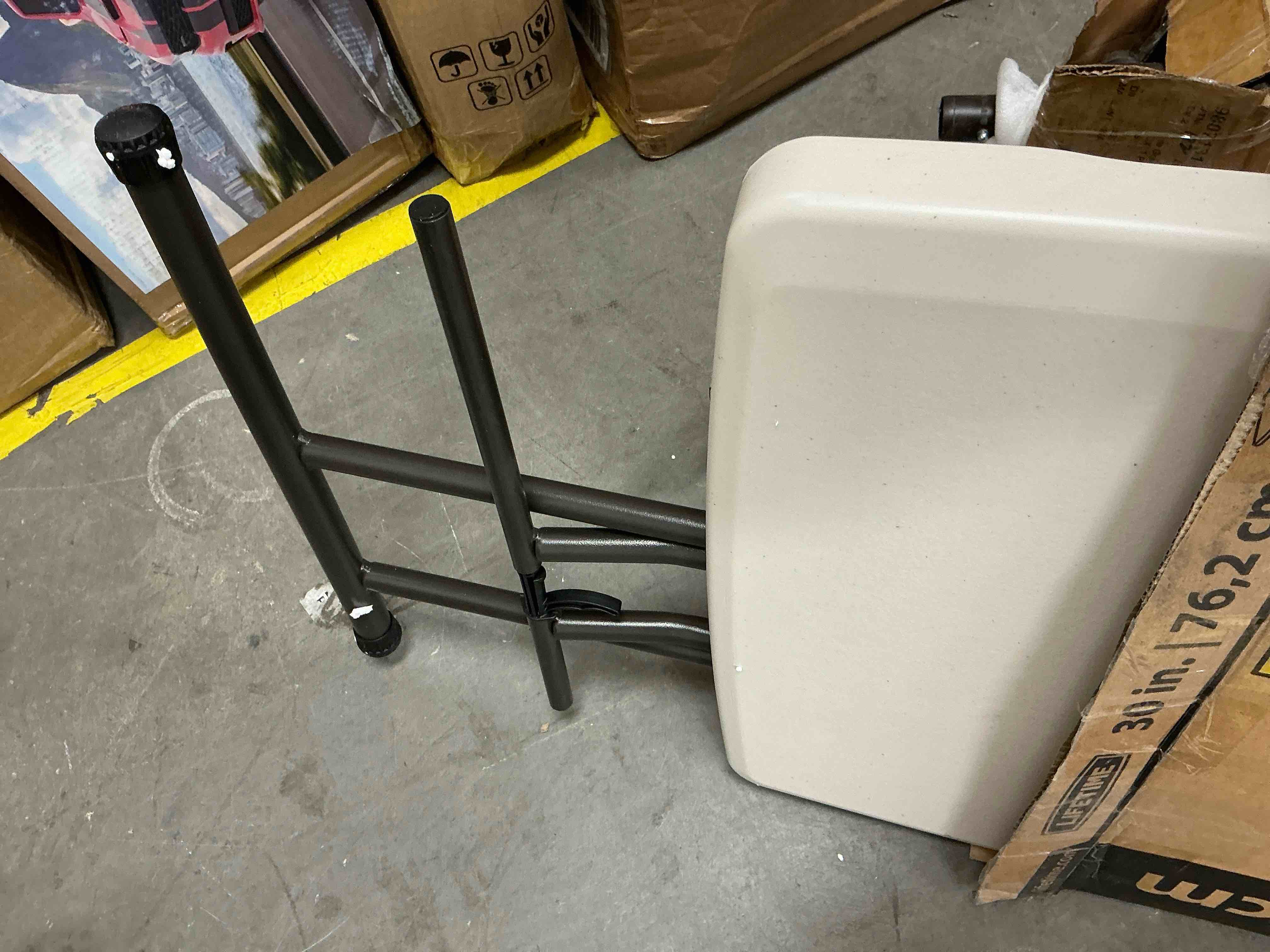 Condition photo showing Good Condition for lifetime 30 inch personal folding table indoor/outdoor almond (28240)