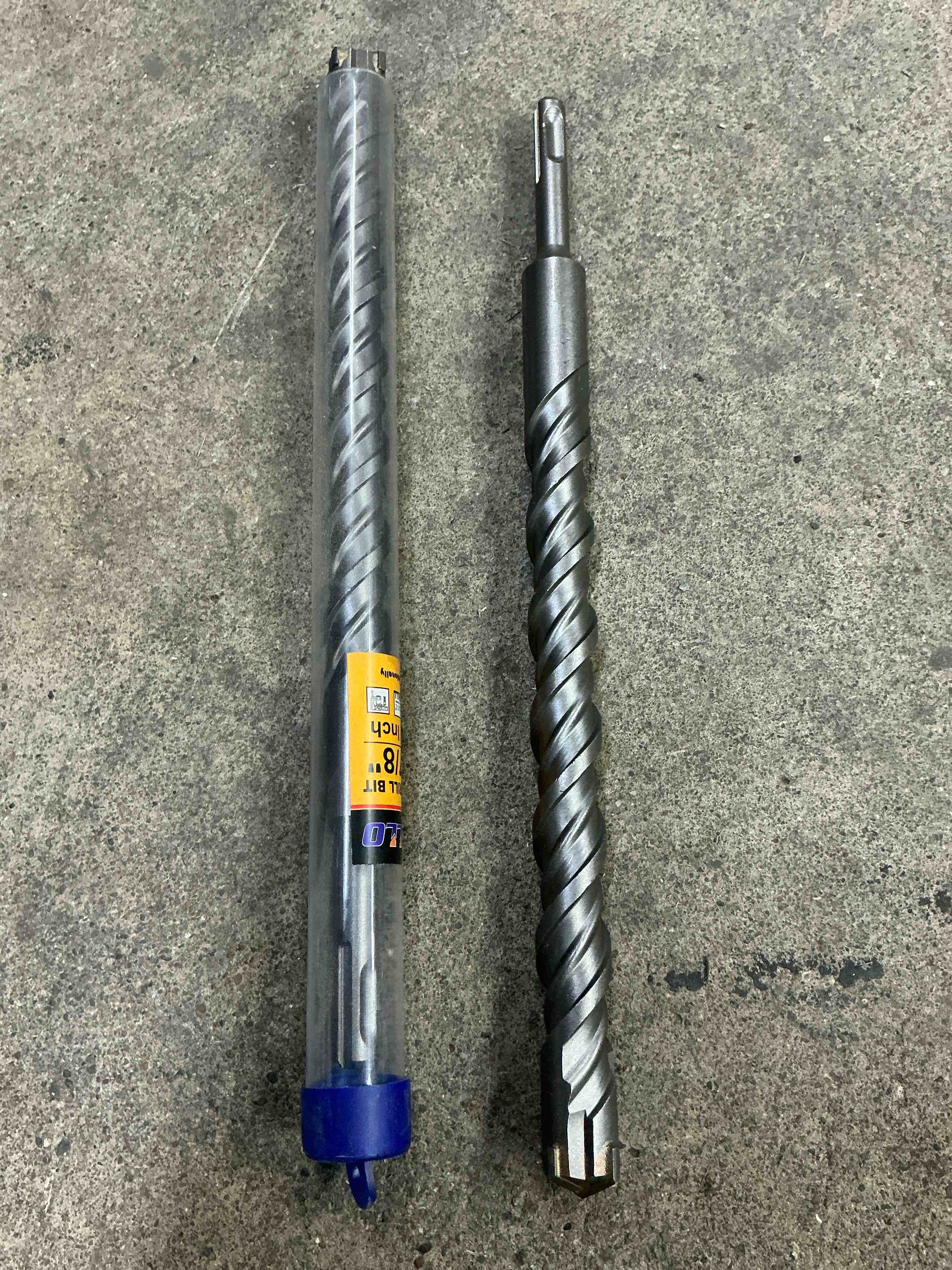 Condition photo showing Good Condition for 7/8x12 sds-plus rotary hammer drill bit, carbide tip 4-cutter for brick,stone & concrete, packed of 2pcs.
