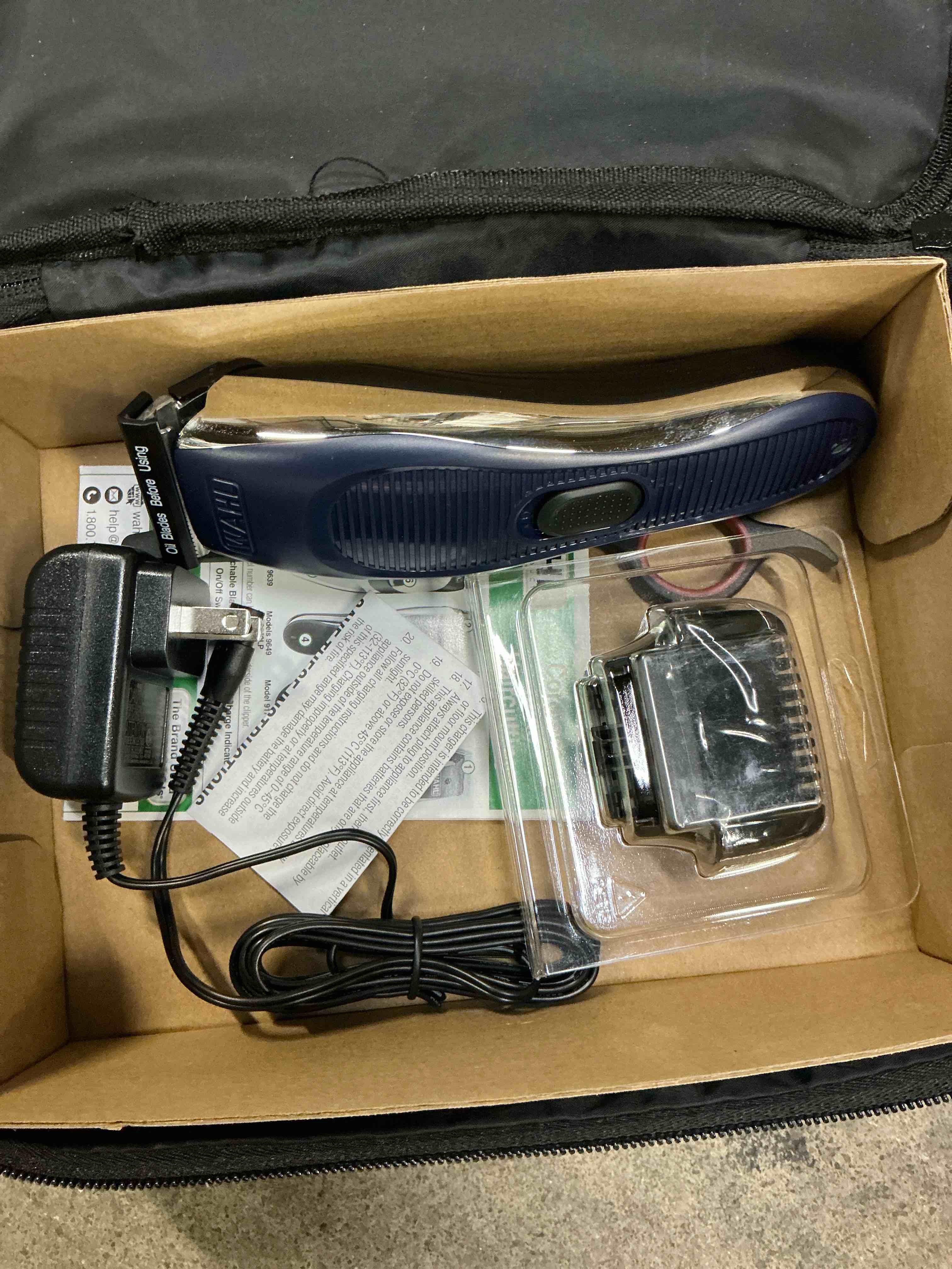 Condition photo showing New/Like New for wahl clip & shave 2 in 1 cordless rechargeable hair clipper and electric shaver for men for head, face & body