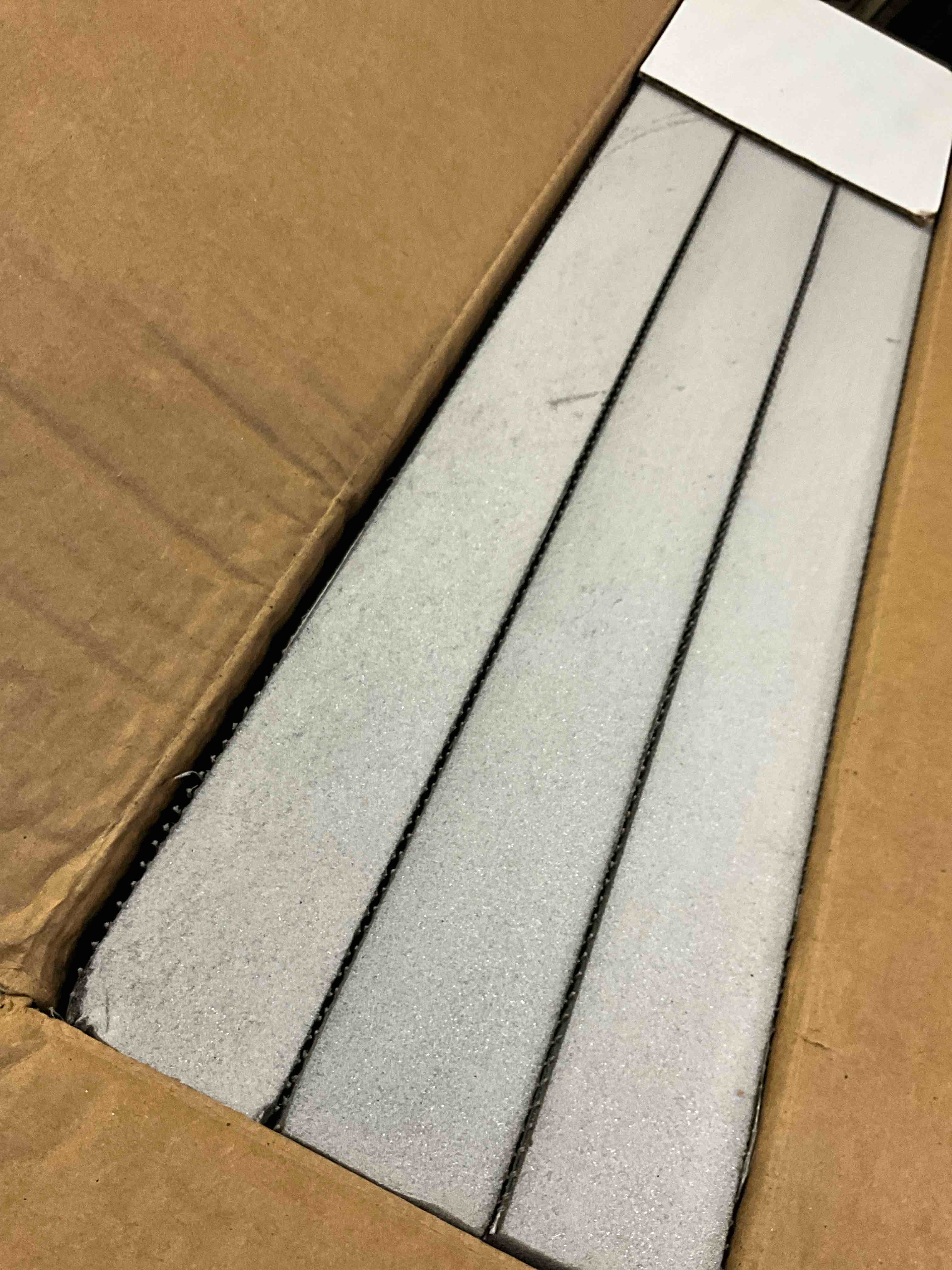 Condition photo showing New/Like New for everbilt 24 in. x 48 in. x 2 in. xps waterproof backer board for shower benches and seats (sold in carton of 3 - 24 sqft total)