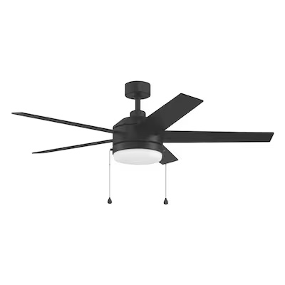 harbor breeze sunport easy2hang 52-in wood led covered outdoor ceiling fan with light