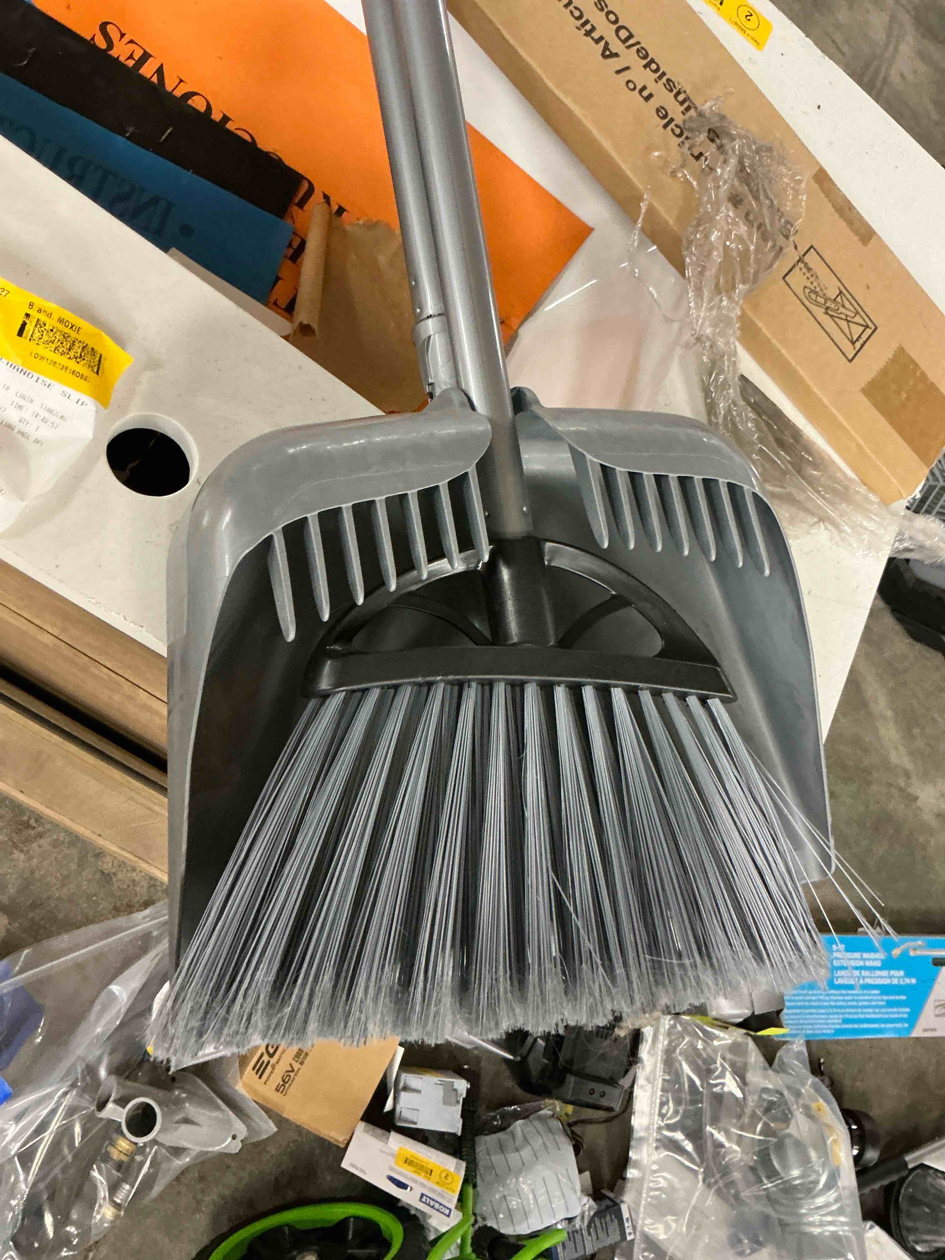 Condition photo showing Good Condition for moxie 12-in poly fiber smooth surface all-purpose lobby broom