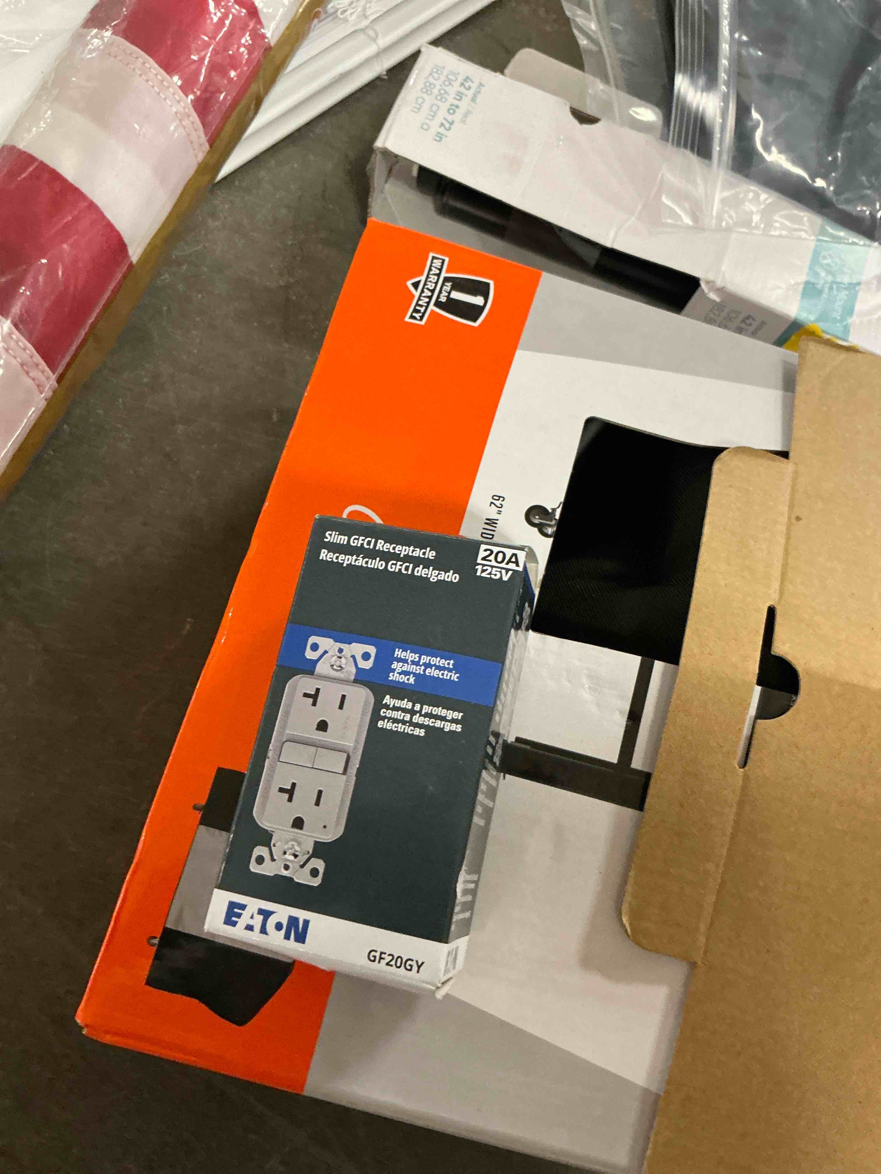 Condition photo showing Good Condition for eaton 20 -amp 125-volt gfci residential decorator outlet receptacles , gray