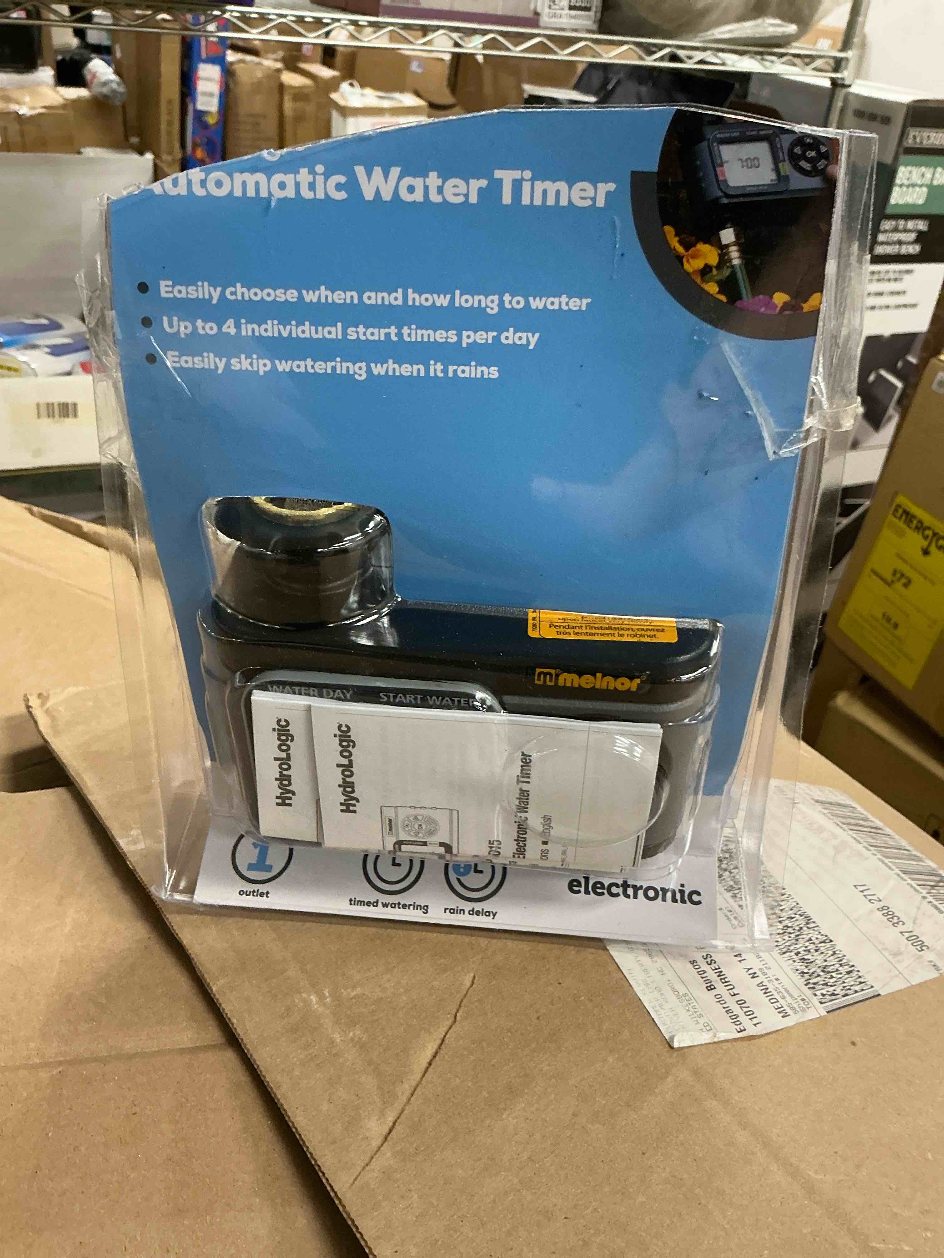 Condition photo showing Good Condition for melnor 1 output port stationary digital hose end timer