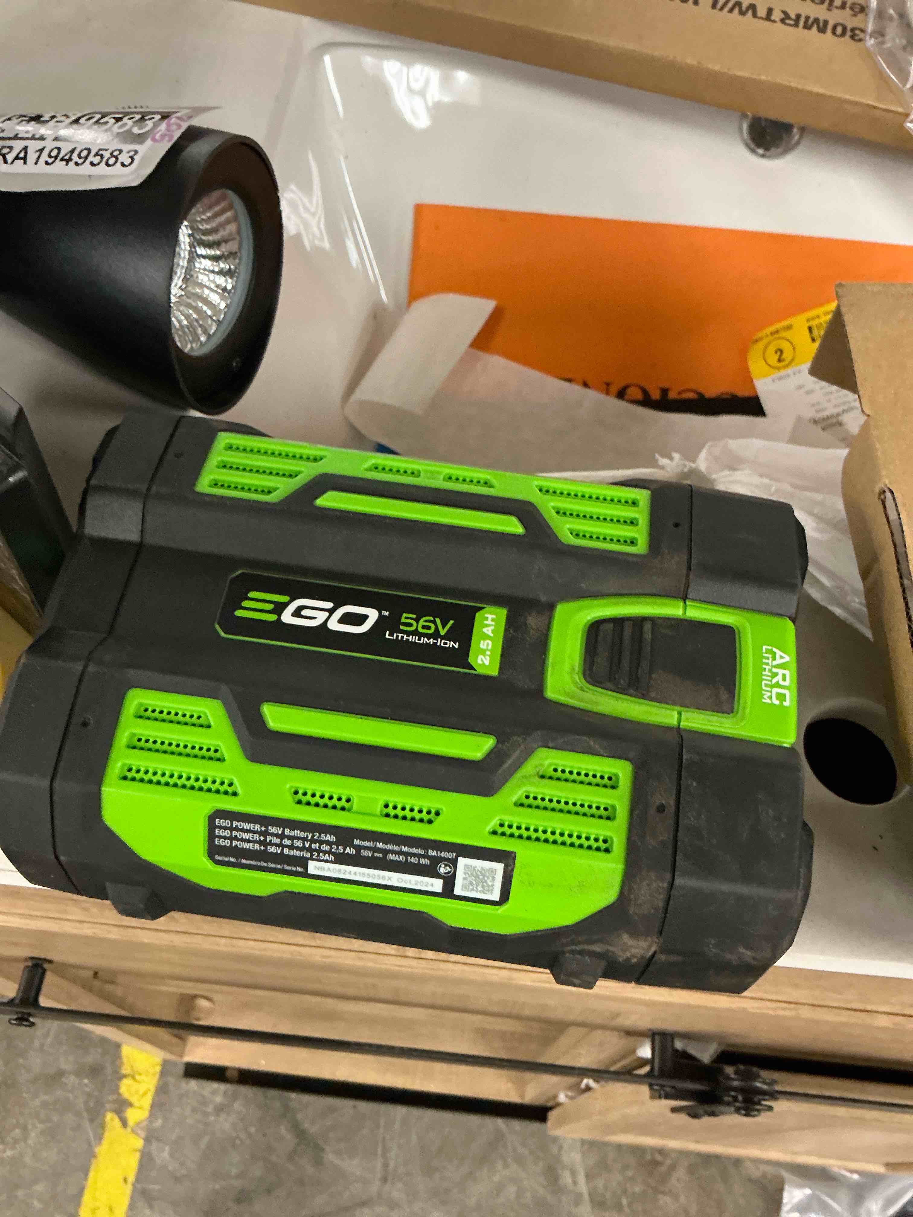 Condition photo showing Good Condition for ego power+ battery 56v, 2.5ah, 1 count - ba1400t