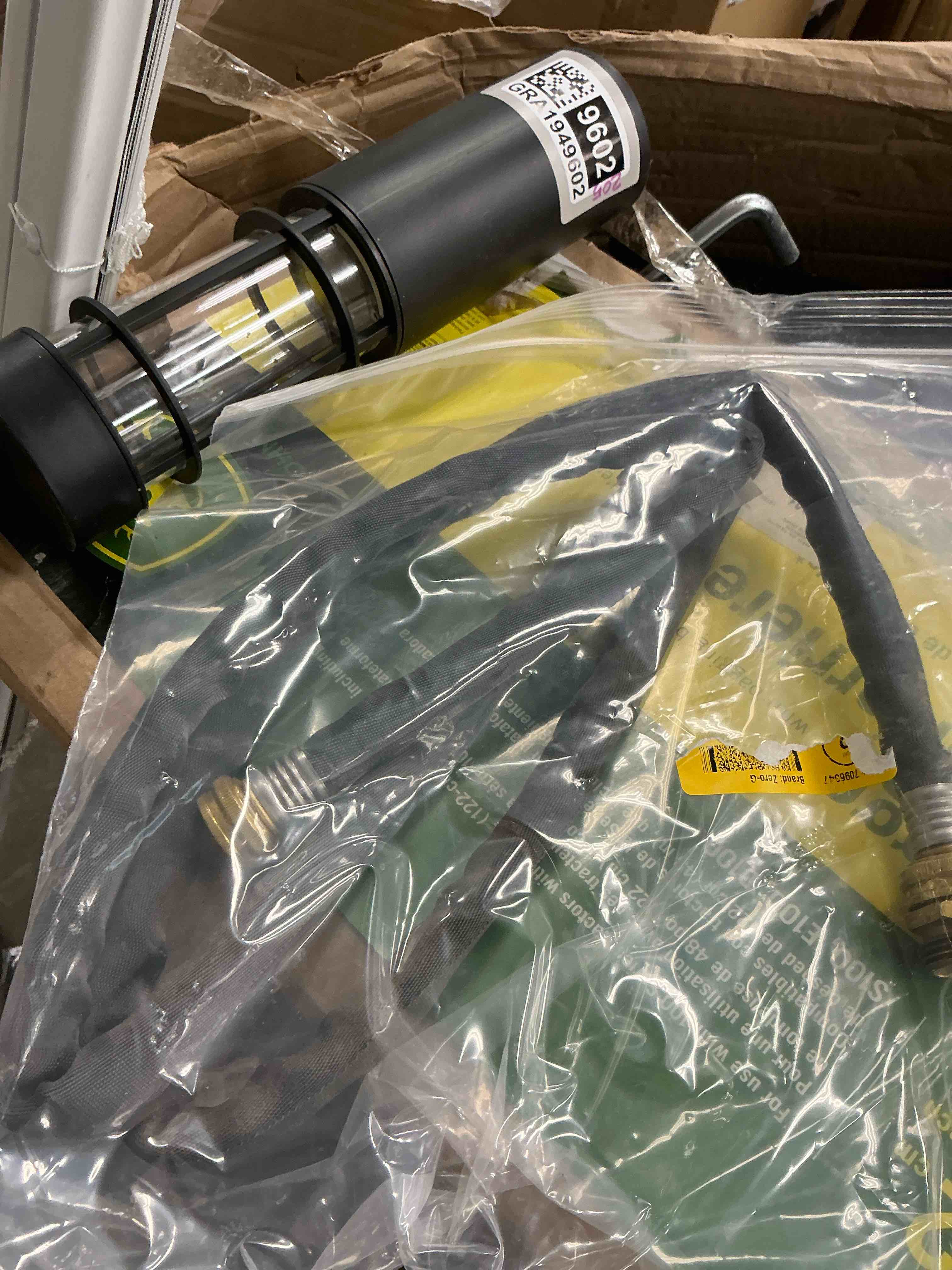 Condition photo showing Good Condition for zero-g with adaptor 5/8-in x 6-ft premium -duty kink free woven gray leader hose