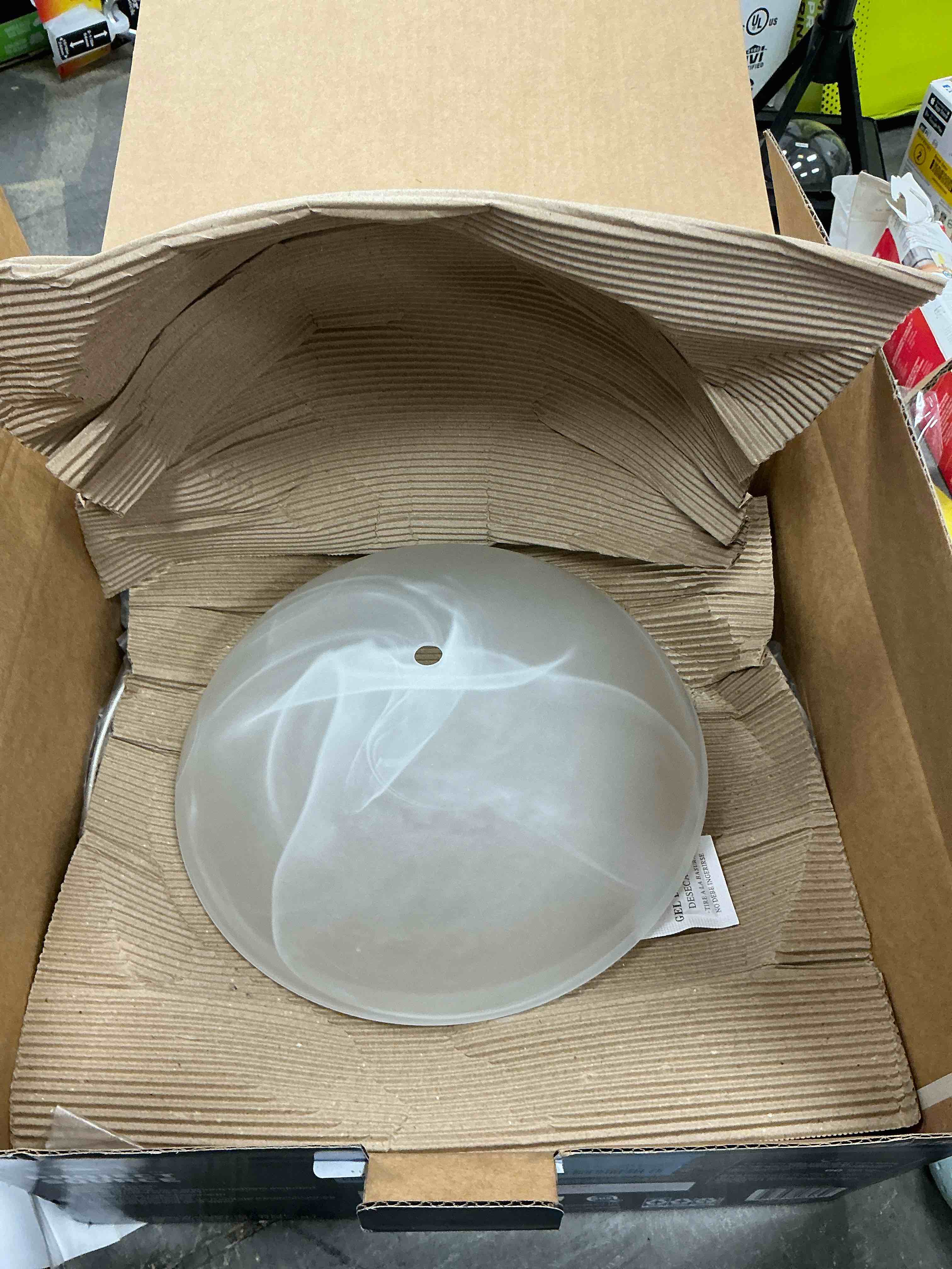 Condition photo showing Good Condition for project source 13-in w satin nickel ceiling flush mount lights 2-pack