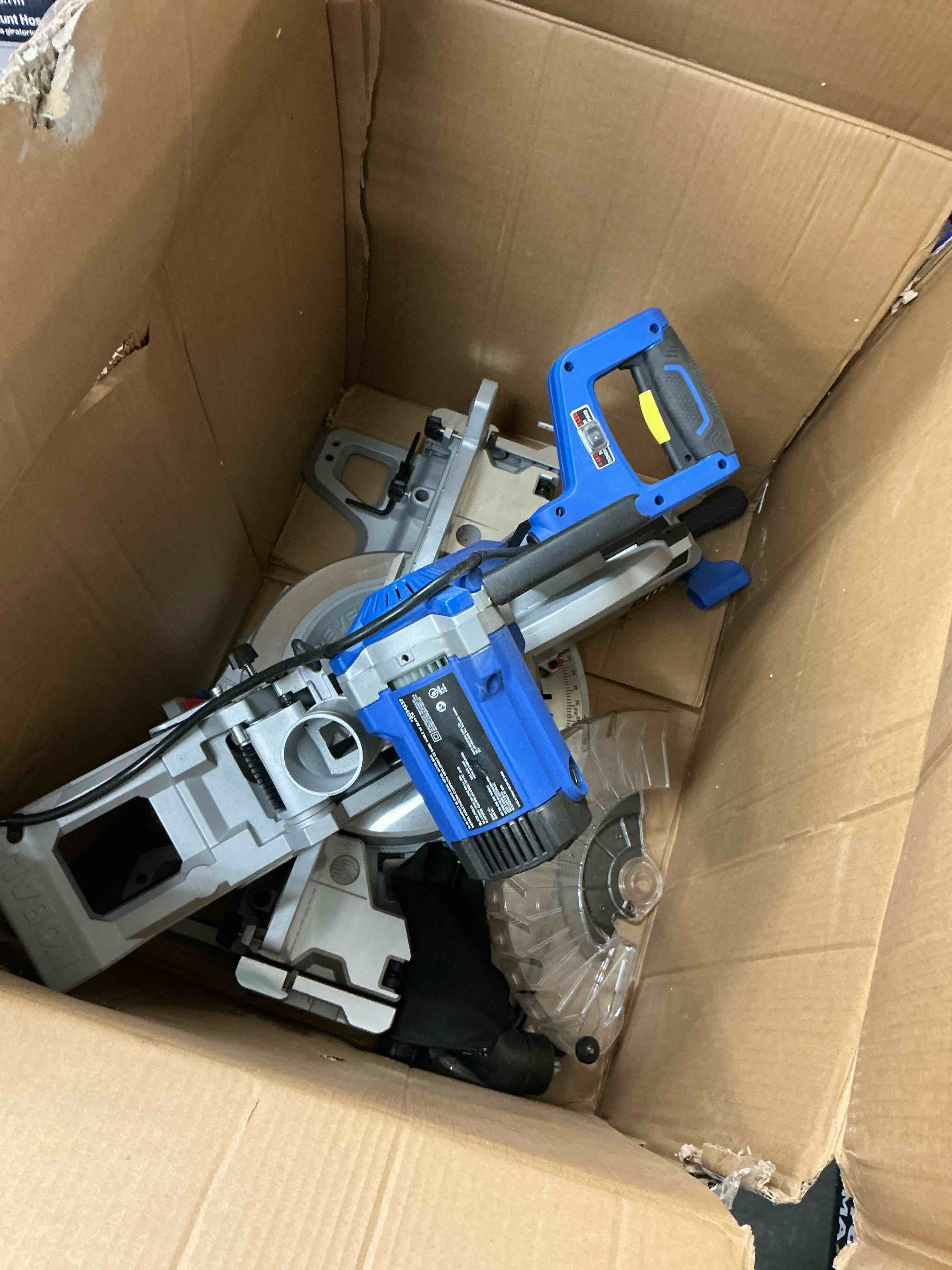 Condition photo showing Good Condition for kobalt compact 12-in 15-amp dual bevel sliding compound corded miter saw