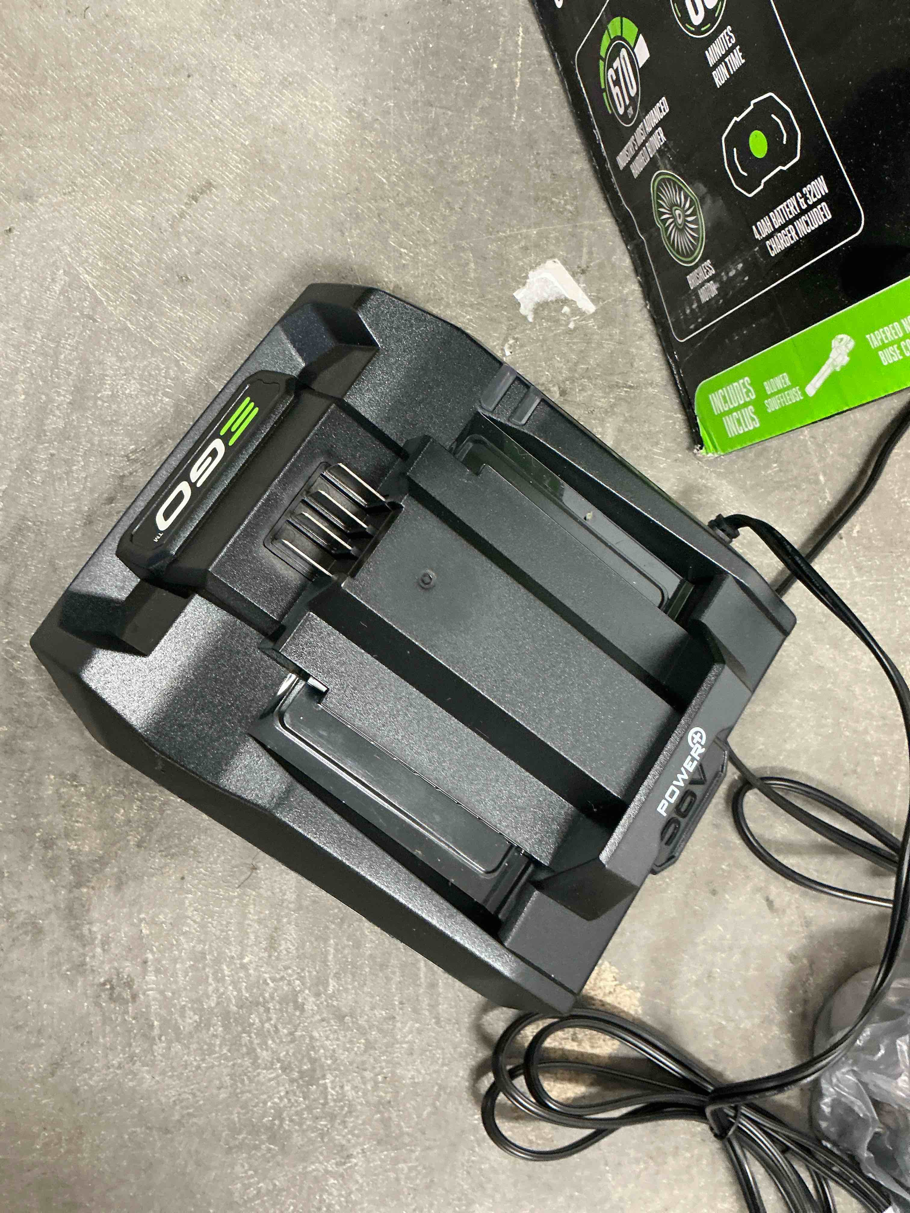 Condition photo showing Good Condition for ego power+ ch3200 56-volt lithium-ion 320w speed charger