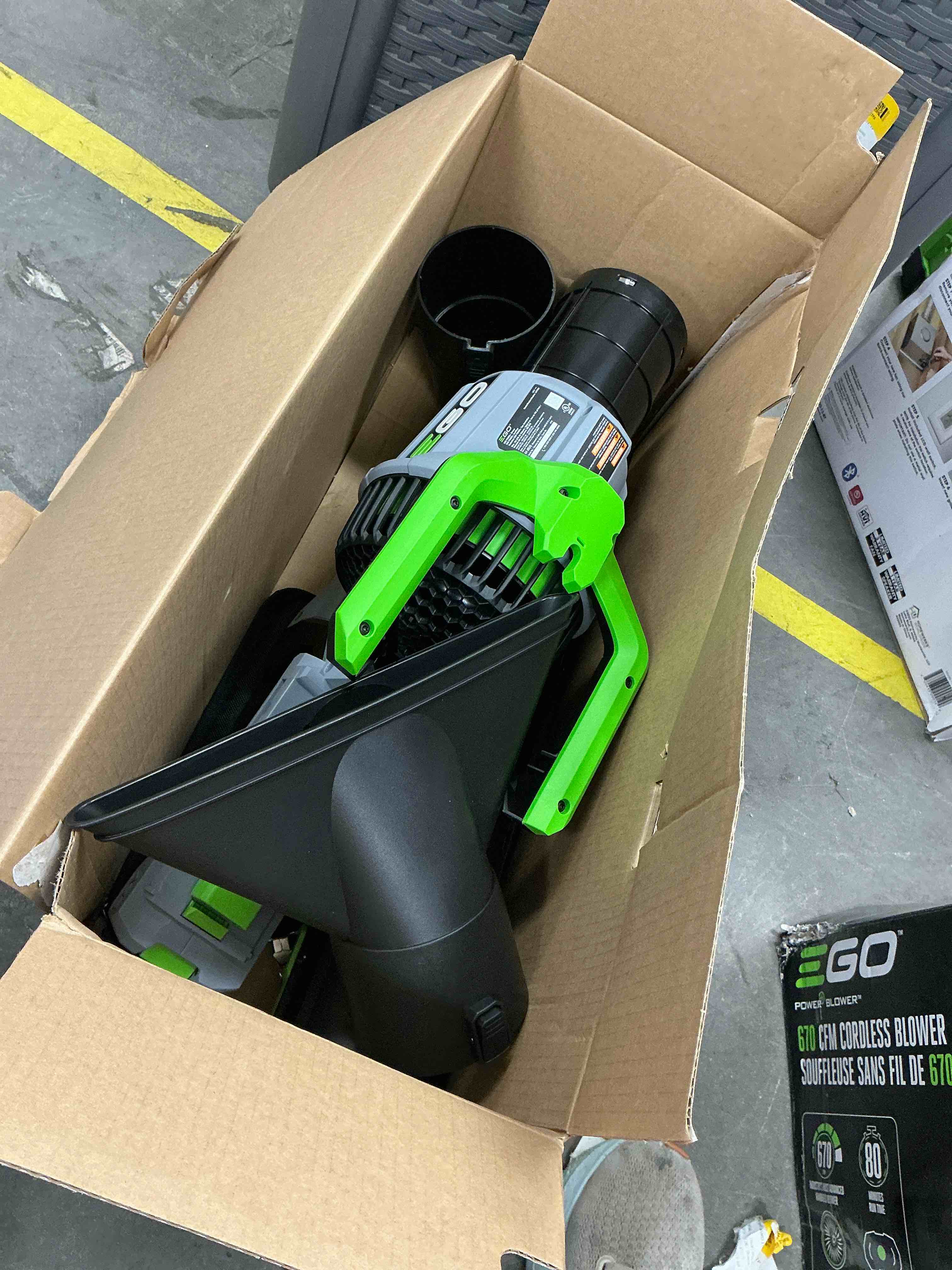 Condition photo showing Good Condition for ego power+ 56v 765-cfm 200-mph cordless battery handheld leaf blower battery and charger not included