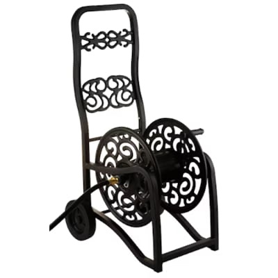 style selections steel 200-ft cart hose reel