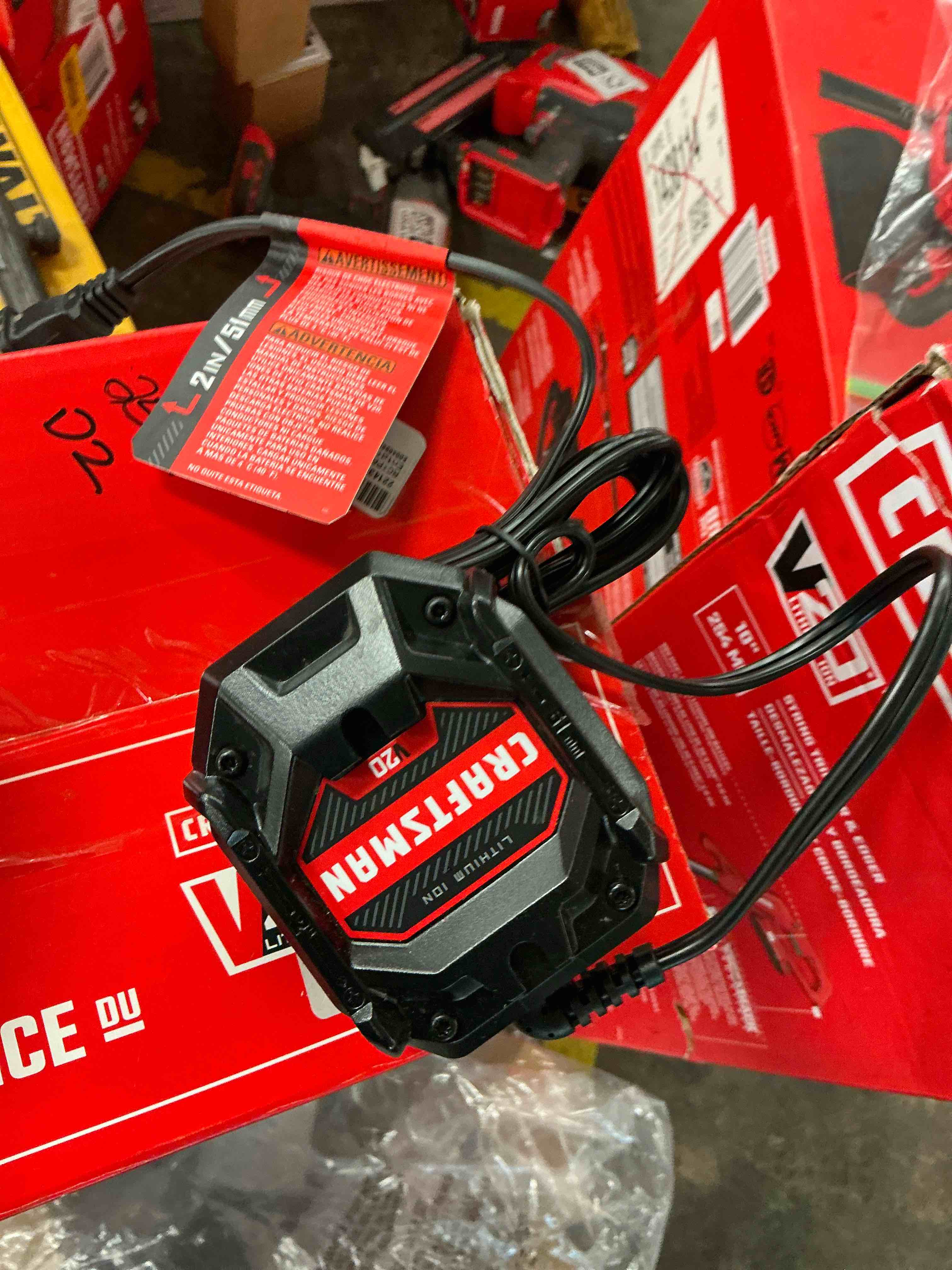 Condition photo showing Good Condition for craftsman genuine oem 20 volt battery charger for v20 series tools - n866852