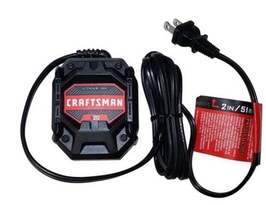 craftsman genuine oem 20 volt battery charger for v20 series tools - n866852