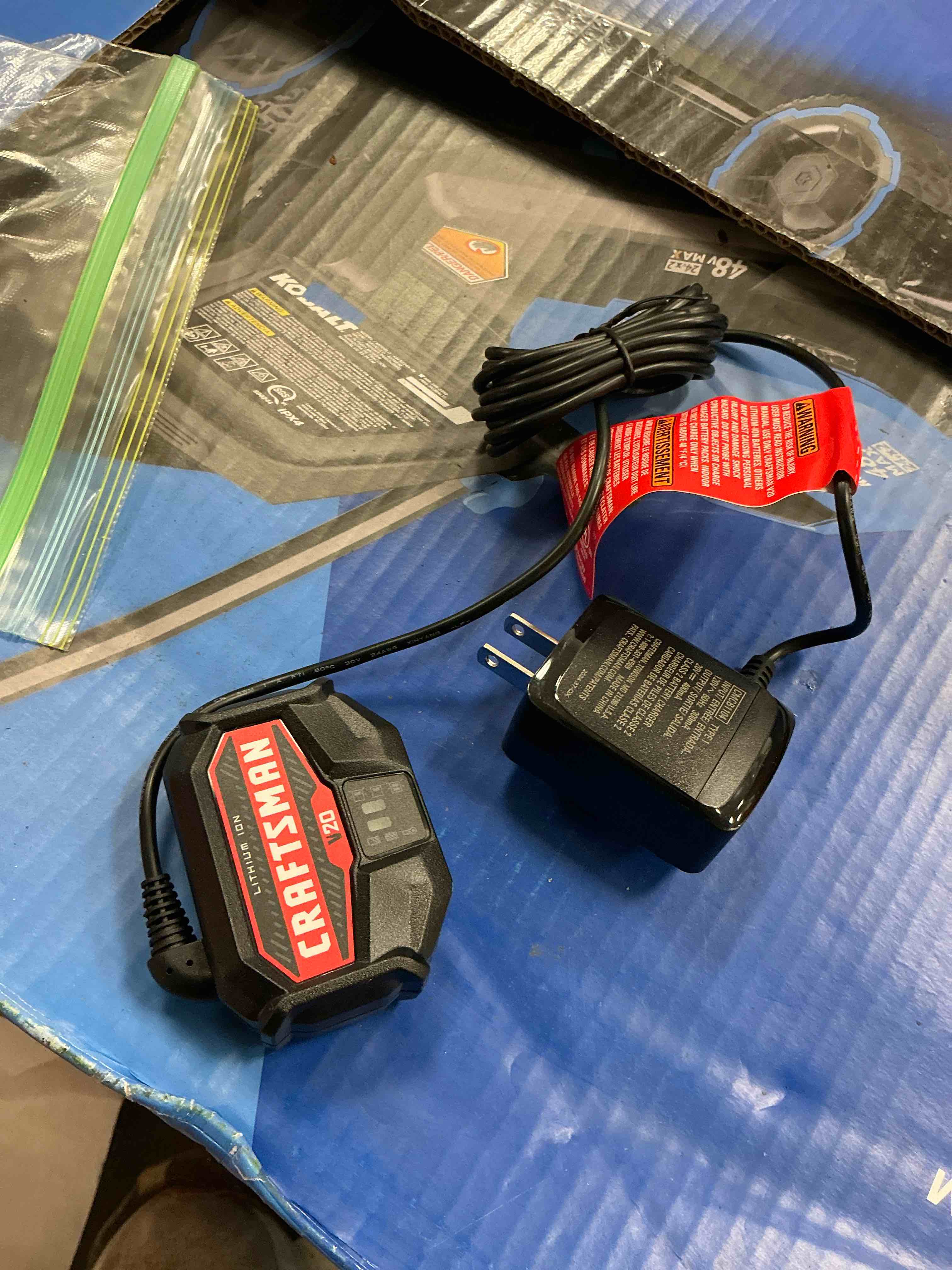 Condition photo showing Good Condition for craftsman 20v cordless power tool charger with led status indicators for craftsman v20