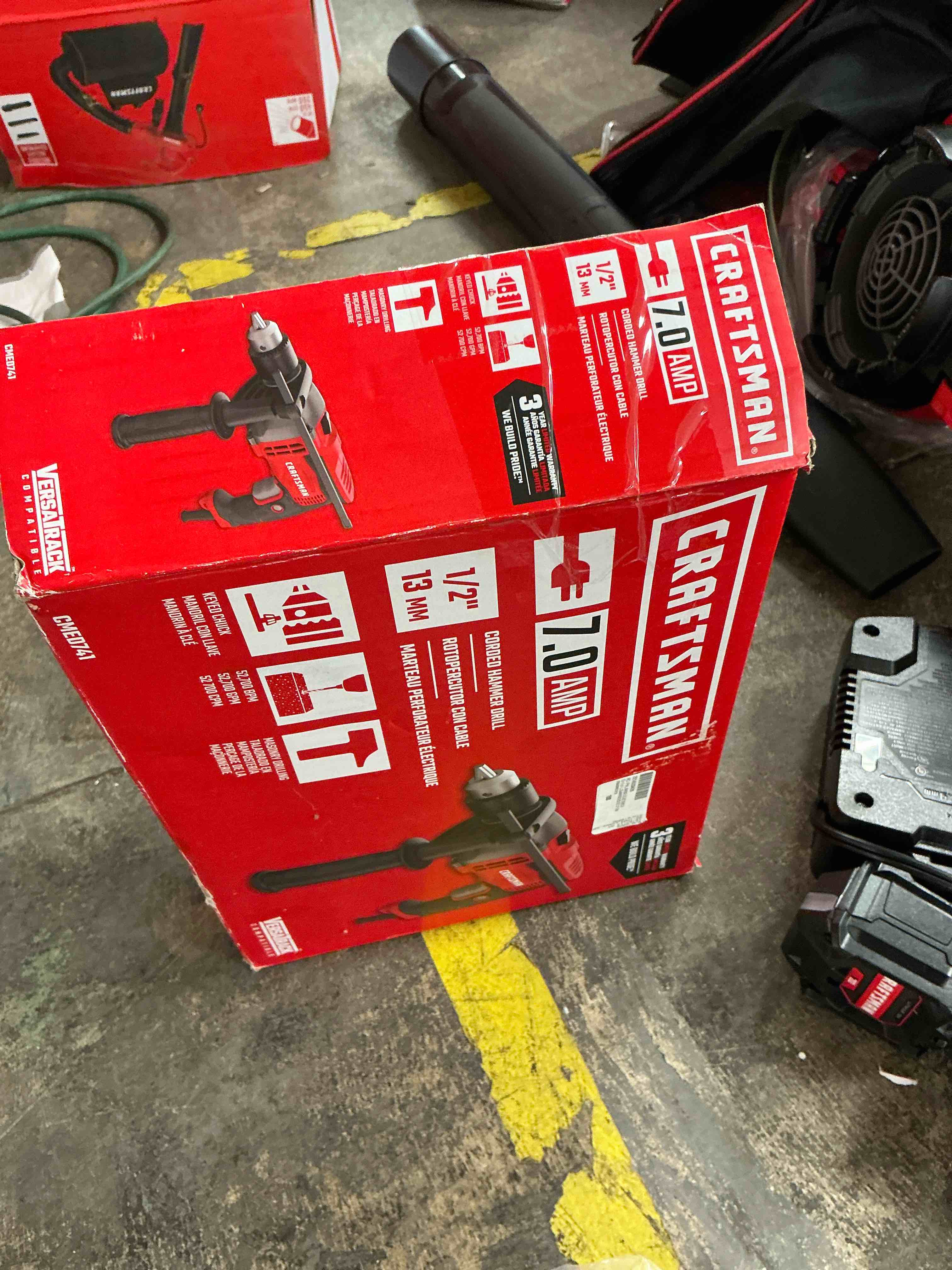 Condition photo showing Good Condition for craftsman 1/2-in 7 -amp variable speed hammer drill