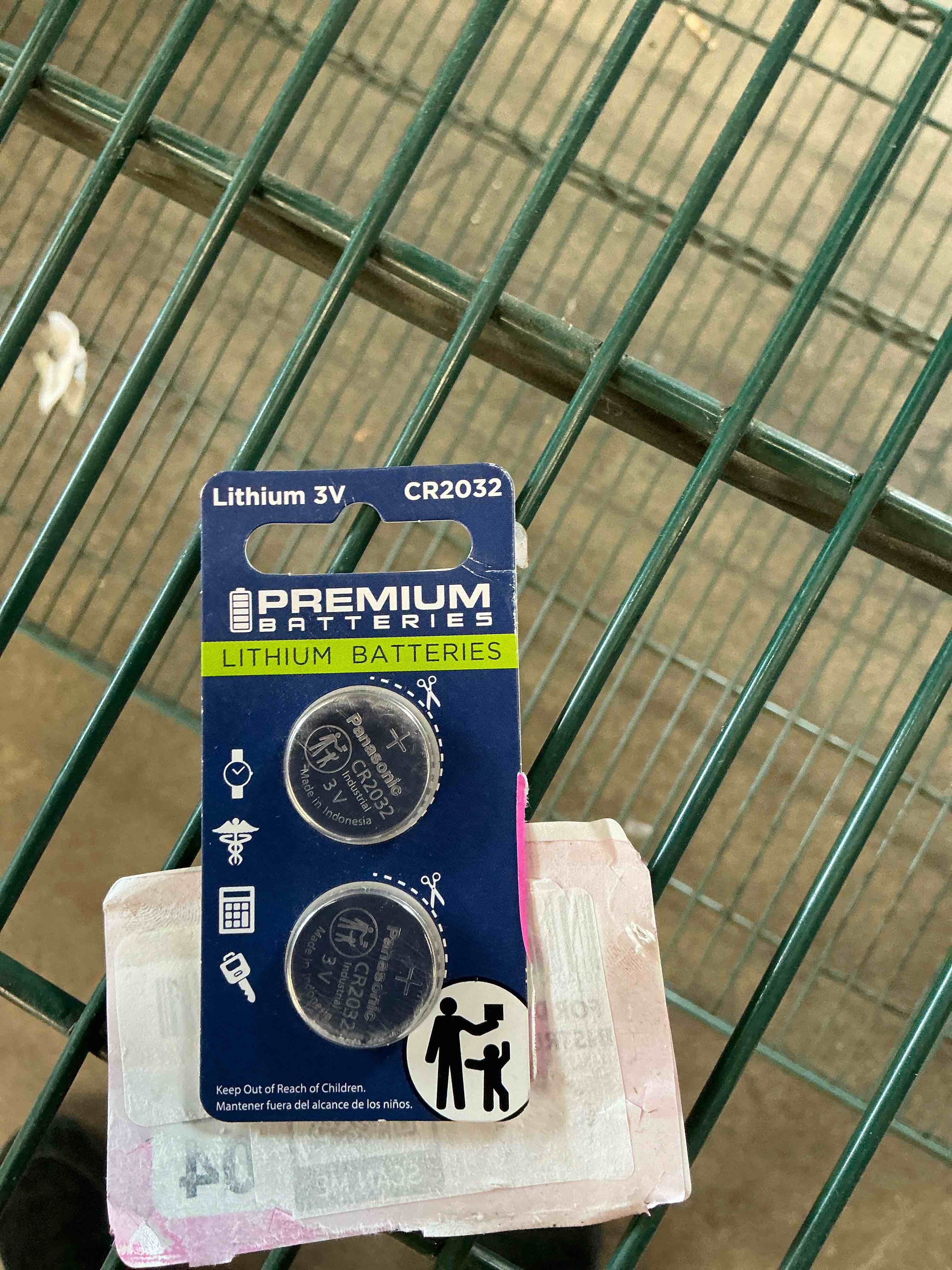 Condition photo showing New/Like New for premium batteries panasonic cr2032 3v child safe lithium coin cell (2 count)