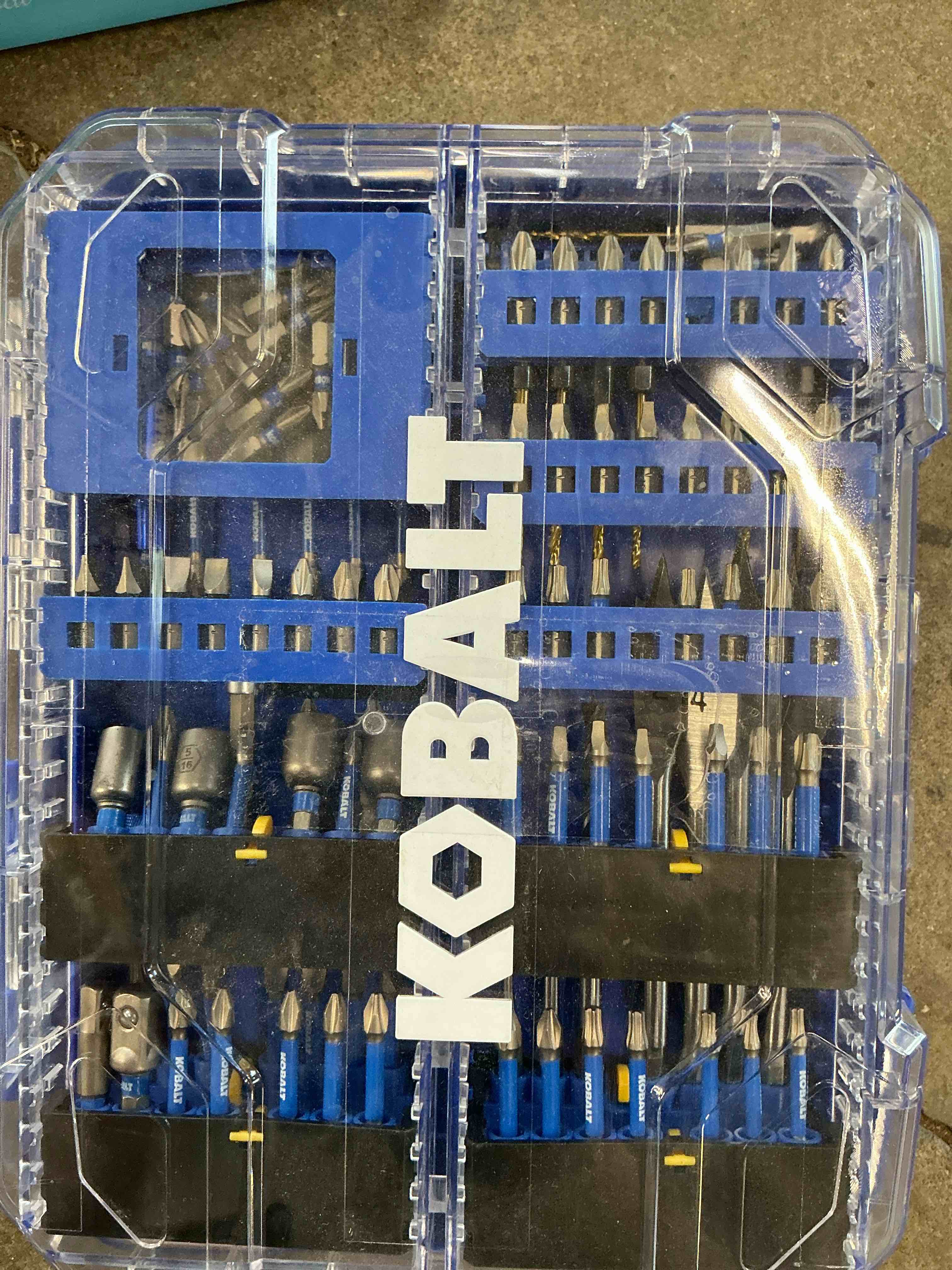 Condition photo showing New/Like New for kobalt impact driver bit set