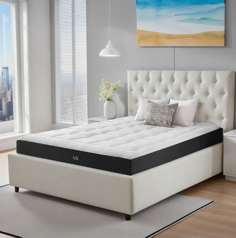 EDX 6 Inch Full Memory Foam Mattress for Pressure Relief with Durable Support, Medium Firm CertiPUR-US Certified Cooling Gel Mattresses for Bedroom, Mattress in a Box