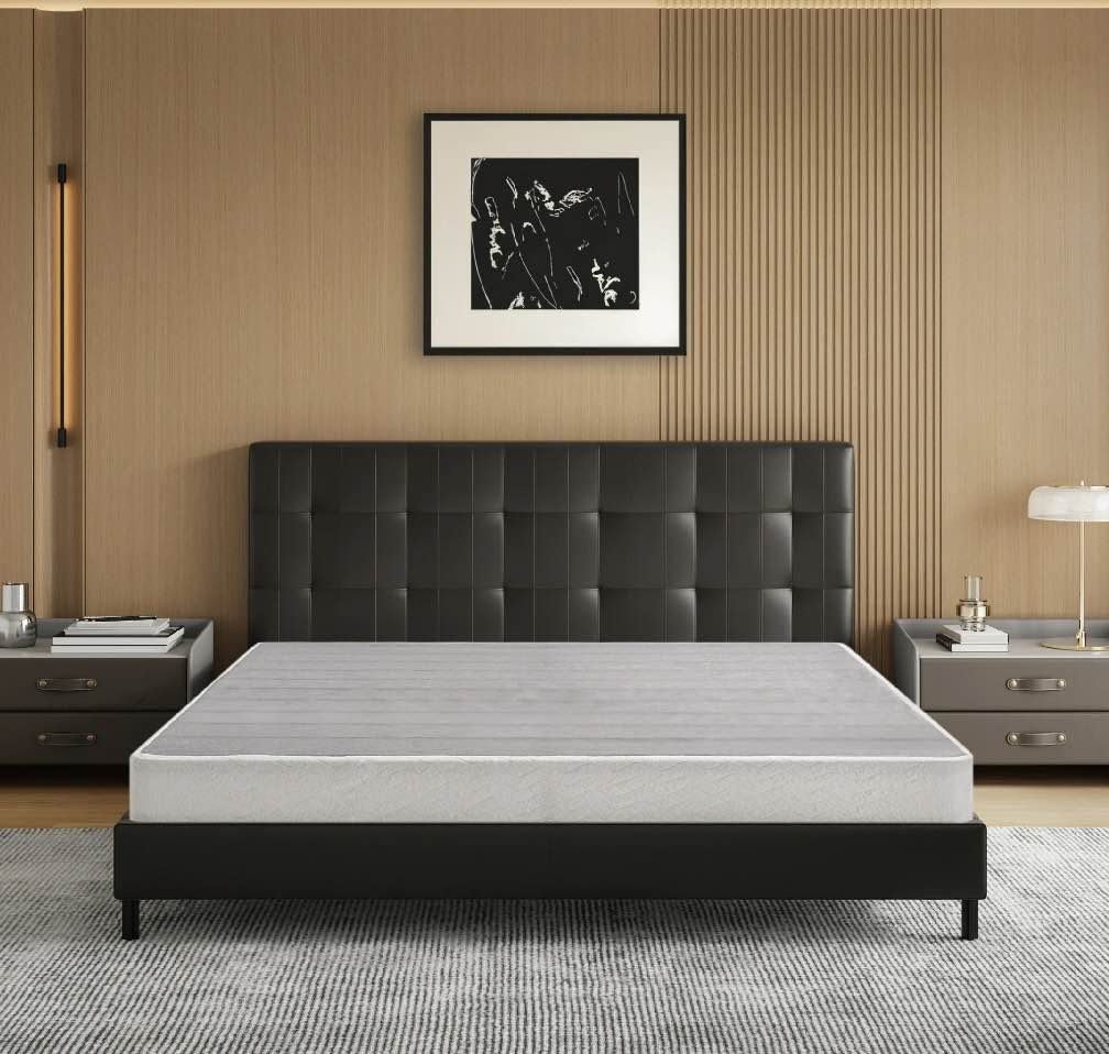 EGOHOME 5 inch Full Size Metal Box Spring, Easy Assembly Mattress Foundation