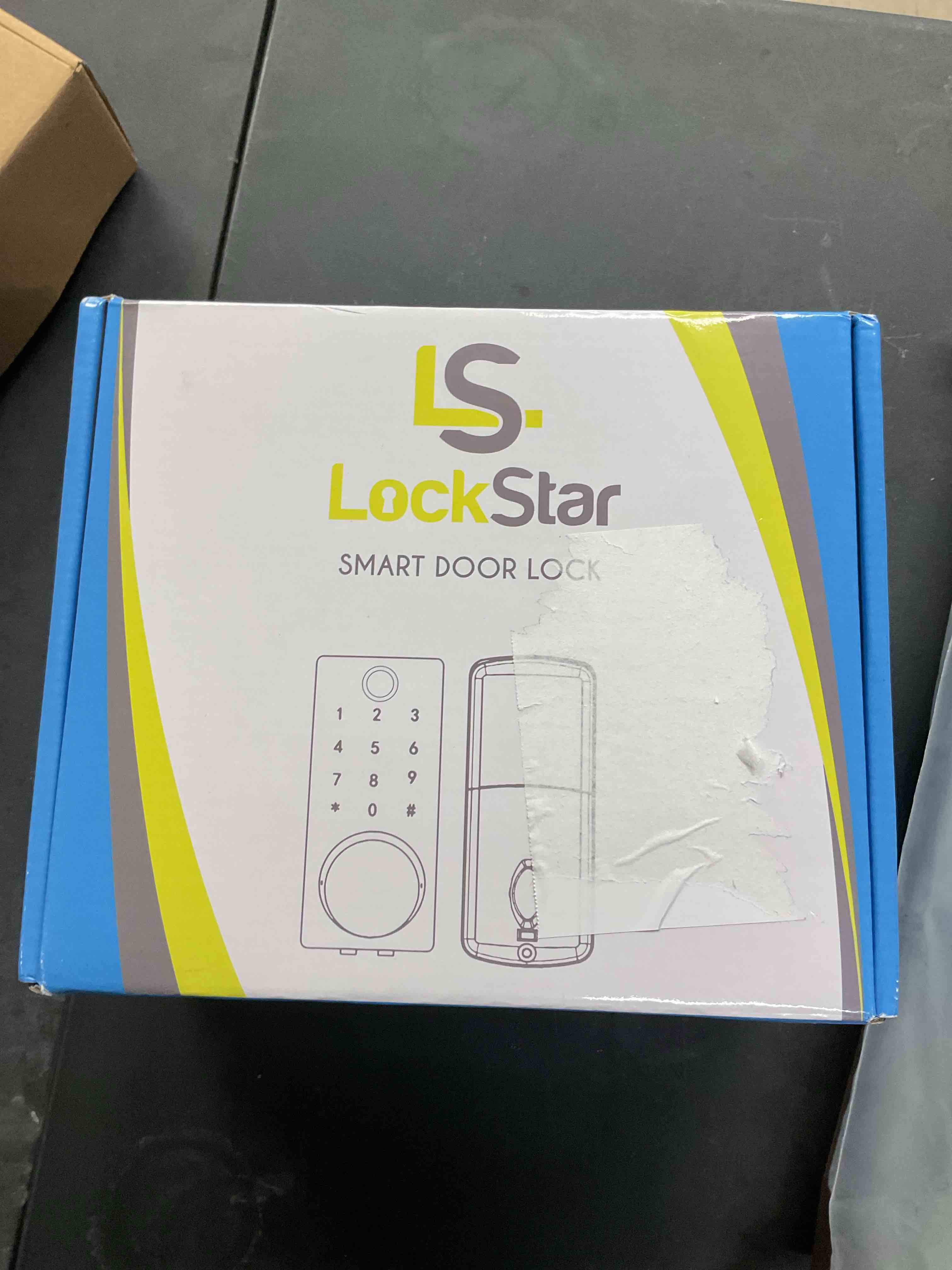 LOCKSTAR® Smart Door Lock • Keyless Entry Deadbolt Door Lock • Multiple Entry Methods – APP • Fingerprint Touch ID • Keypad Code • Card FOB • Traditional Key • Smart Home Devices Black