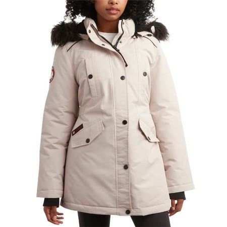 CANADA WEATHER GEAR Women S Winter Coat - Wind Water Resistant Faux Fur Parka Jackets (Sizes:  M ))