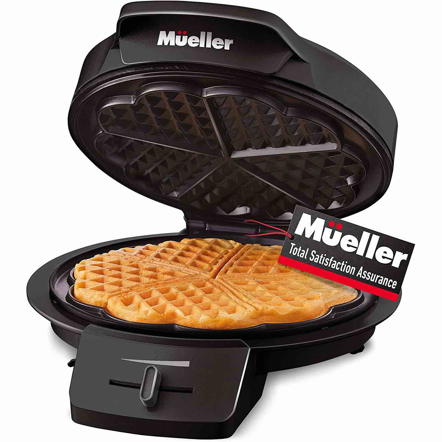 WaffleWiz Waffle Maker with Browning Lever
