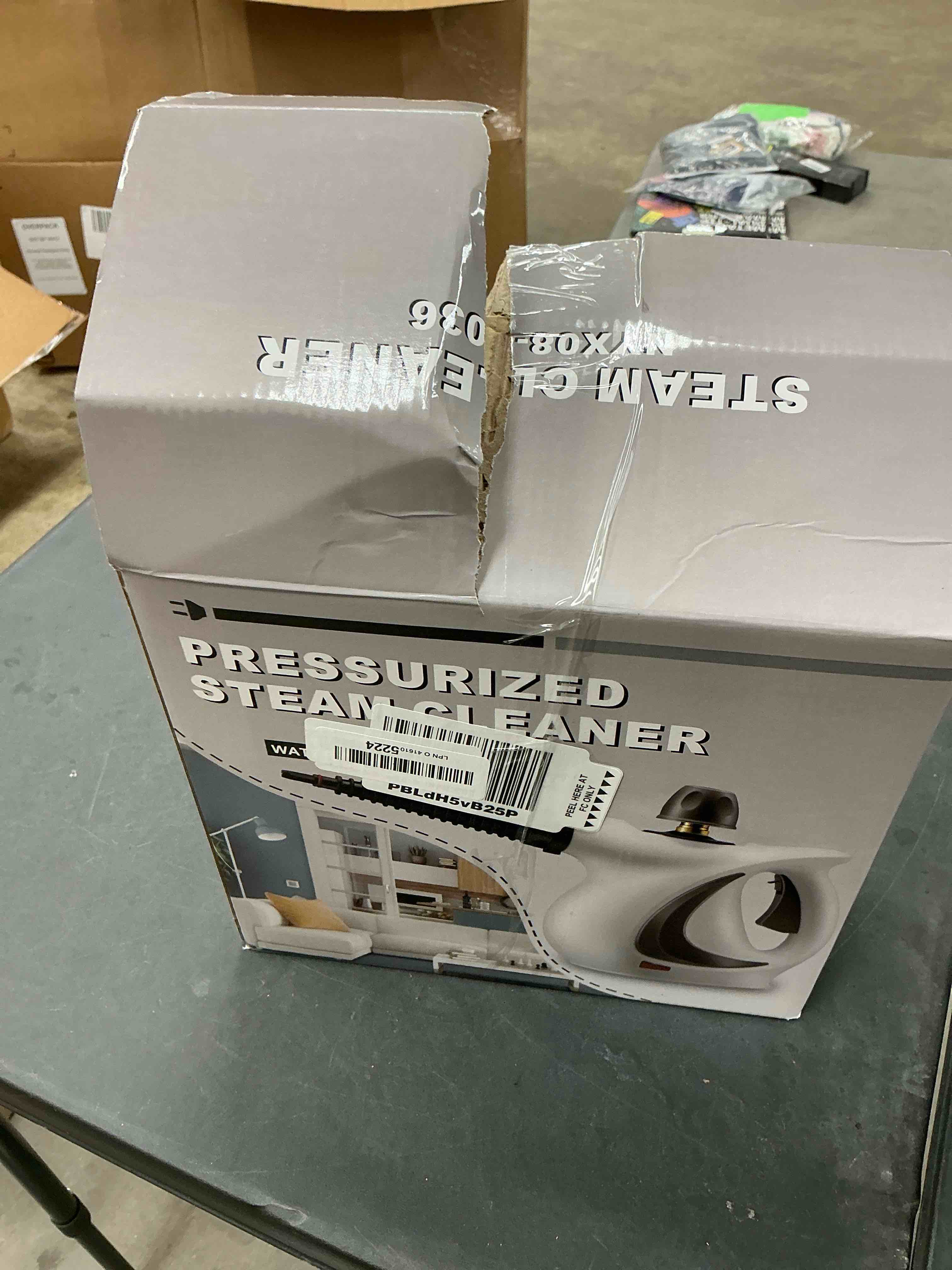 Condition photo showing Good Condition for Spurgehom Handheld Steam Cleaner, Portable Steamer with Large Capacity,11-Piece Accessory Set for Floor, Car, Carpet, Upholstery, Couch, Tile, Windows Cleaning (Grey)