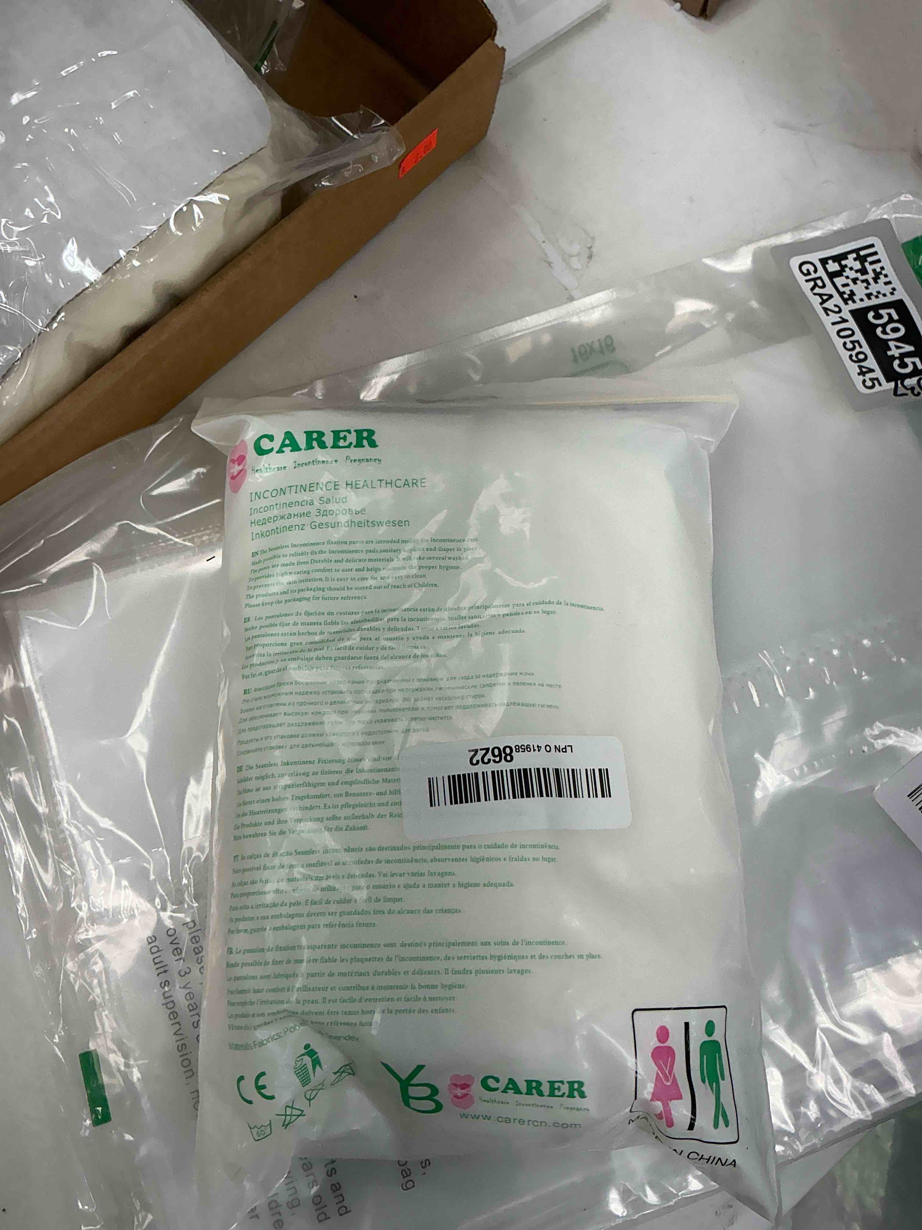 Condition photo showing Good Condition for HANSILK Mesh Underwear Postpartum 8 Pack High Waist Hospital Mesh Panties Breathable,Delivery Post Surgical Recovery C-section Underwear, White, Medium Medium 8pcs-white