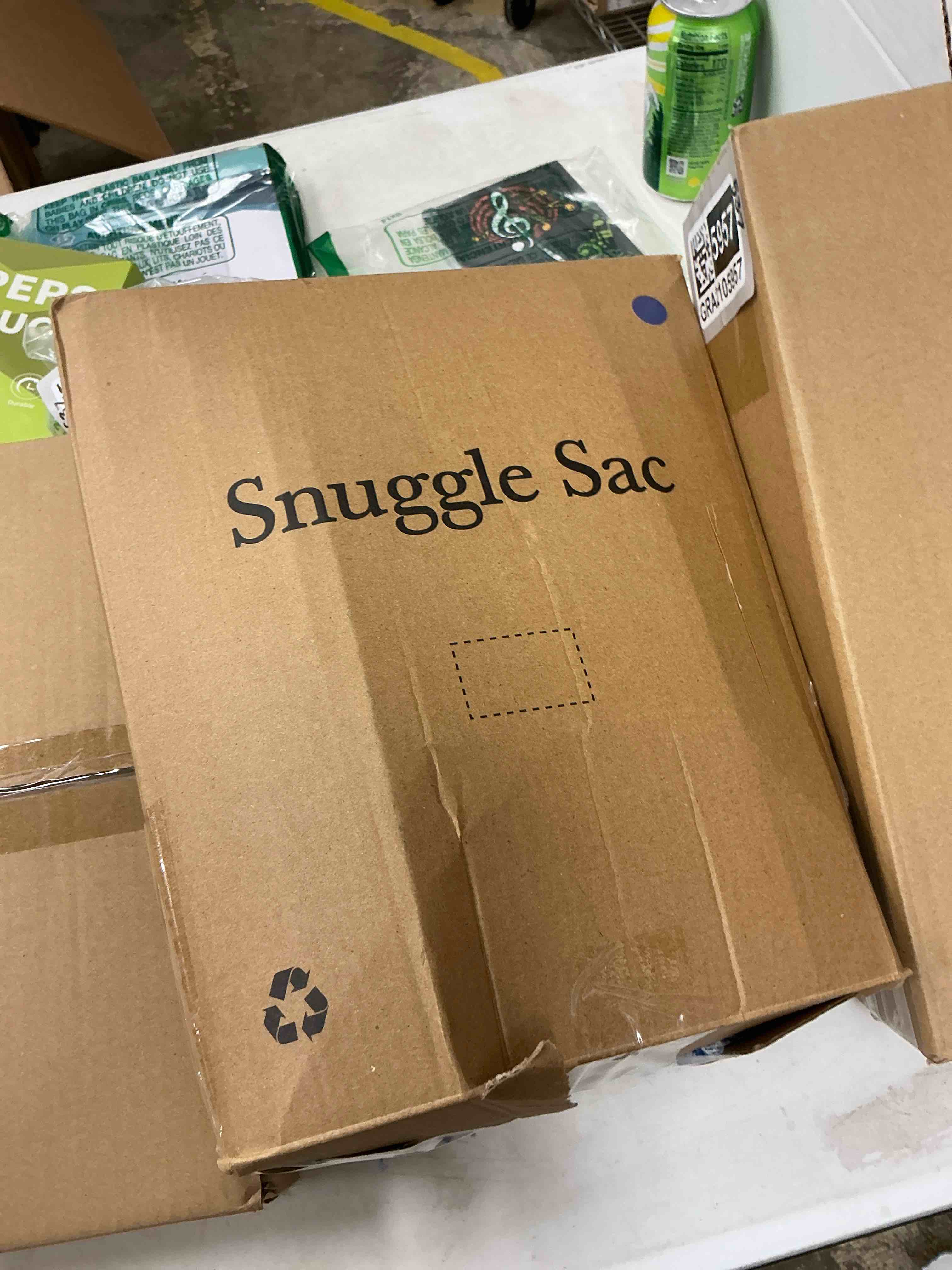 Condition photo showing Good Condition for Snuggle Sac Royal Blue Throw Blankets for Couch, Super Soft Warm Blankets Cozy Knit Fuzzy Plush Lightweight Throws for Sofa, Bed,Living Room, Royal Blue, 50x60 inches Heather Royal Blue Throw(50"x 60")