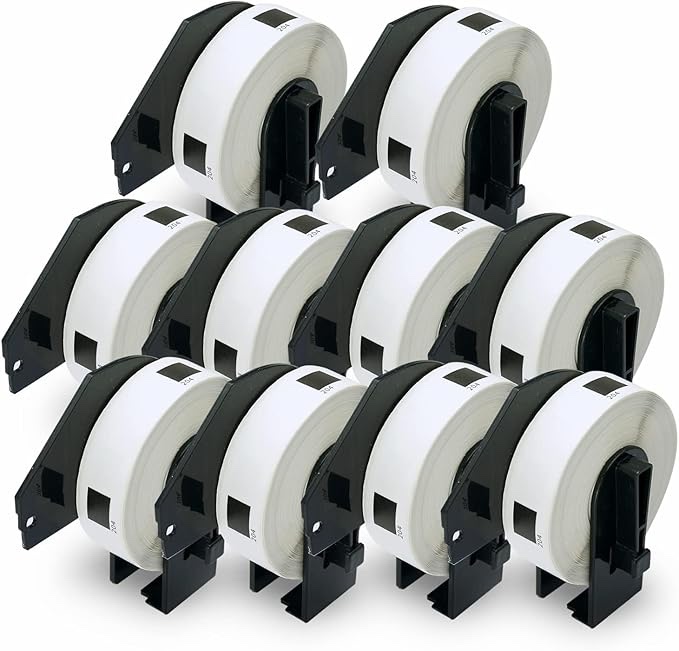 Label KINGDOM Compatible with Brother DK-1204 (0.66" x 2.1") Die-Cut Label for QL-800, Multipurpose/