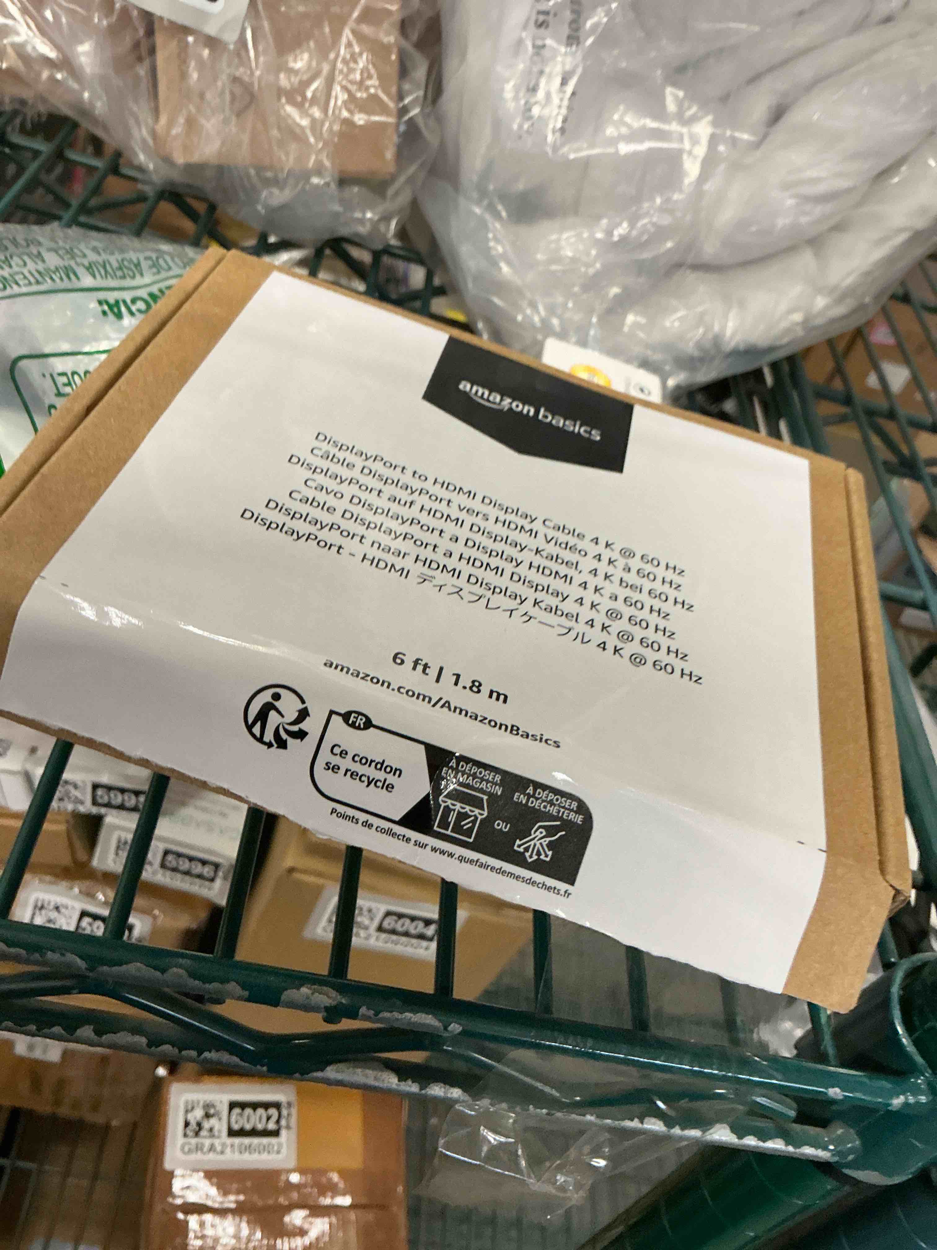 Condition photo showing Good Condition for 4K DisplayPort to HDMI 6 Feet Cable?Uni-Directional DP 1.2 Computer to HDMI 1.4 Screen Plated Plated Cord for Lenovo?HP?ASUS