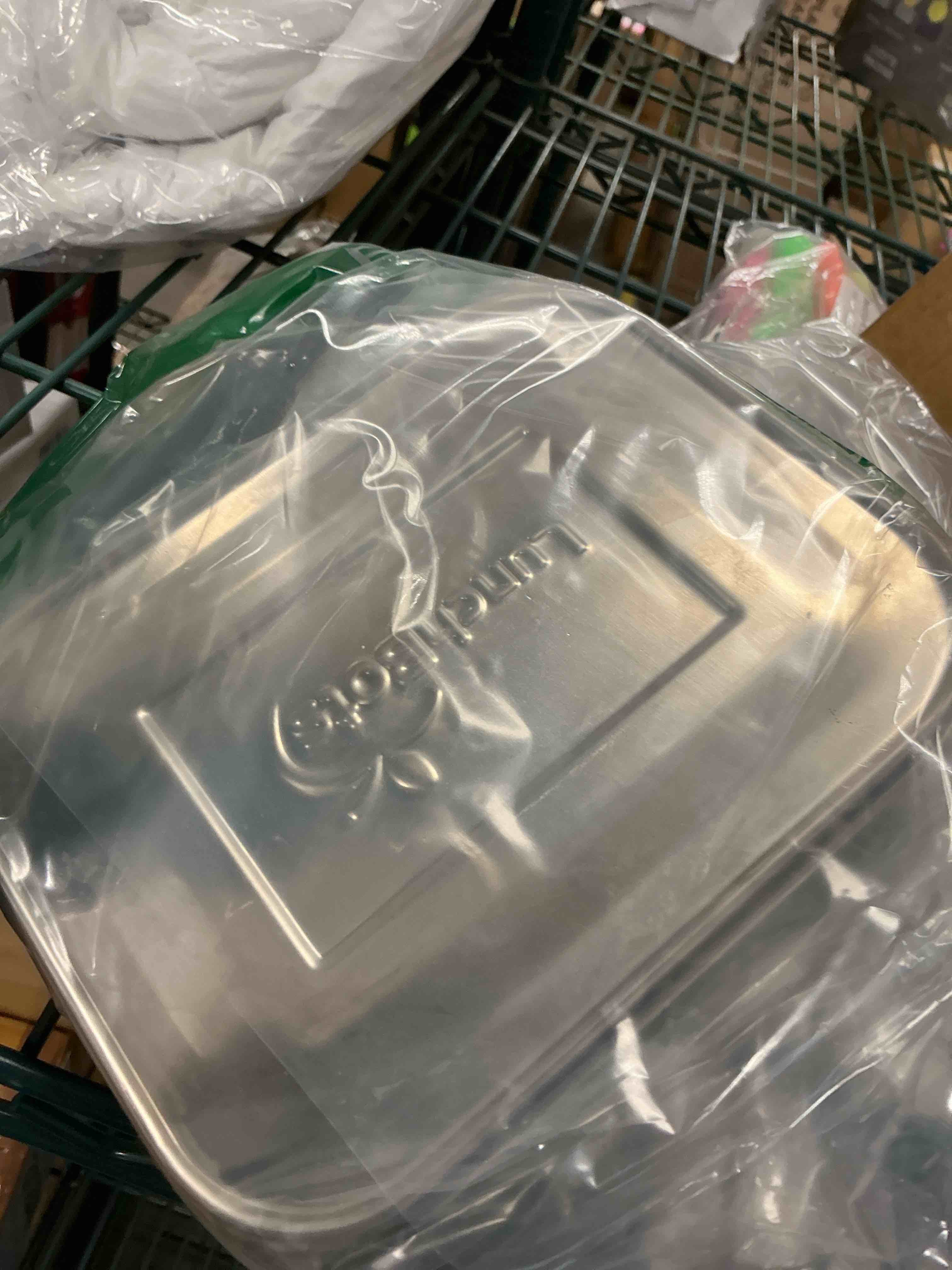 Condition photo showing Good Condition for LunchBots Small Snack Packer Bento Box - Extra Small Divided Stainless Steel Snack Container - 2 Compartments for Fruits, Vegetables and Finger Foods - Dishwasher Safe – Stainless Lid