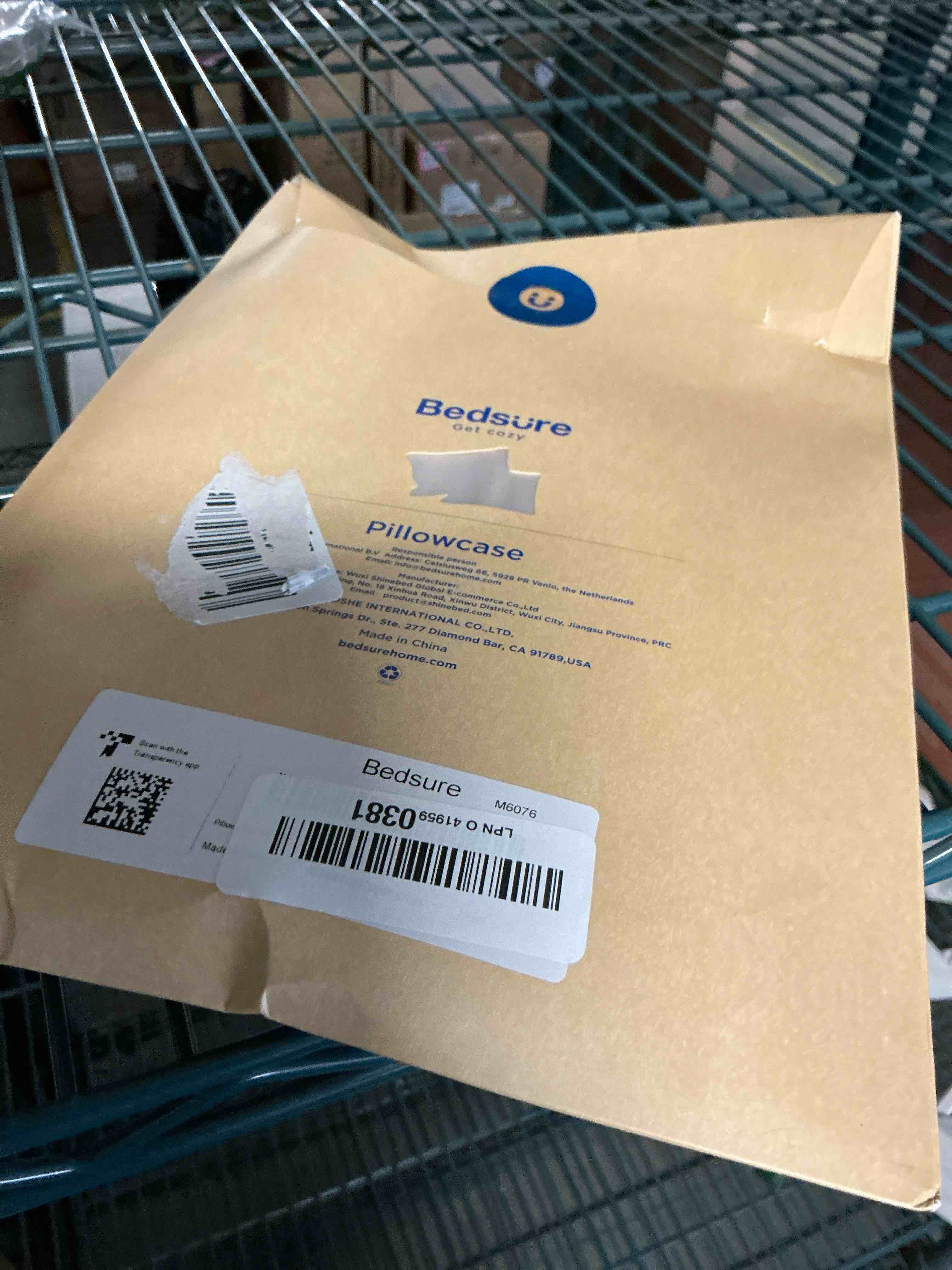 Condition photo showing Good Condition for Bedsure Satin Pillowcase with Zipper, Similar to Silk Pillow Cases 2 Pack, Silky & Soft Satin Pillow Case Standard Size for Hair and Skin, Christmas Room Decor Gifts for Women Men, Beige, 20x26 Inches Standard (20" x 26") 01 - Beige - Zipper 2