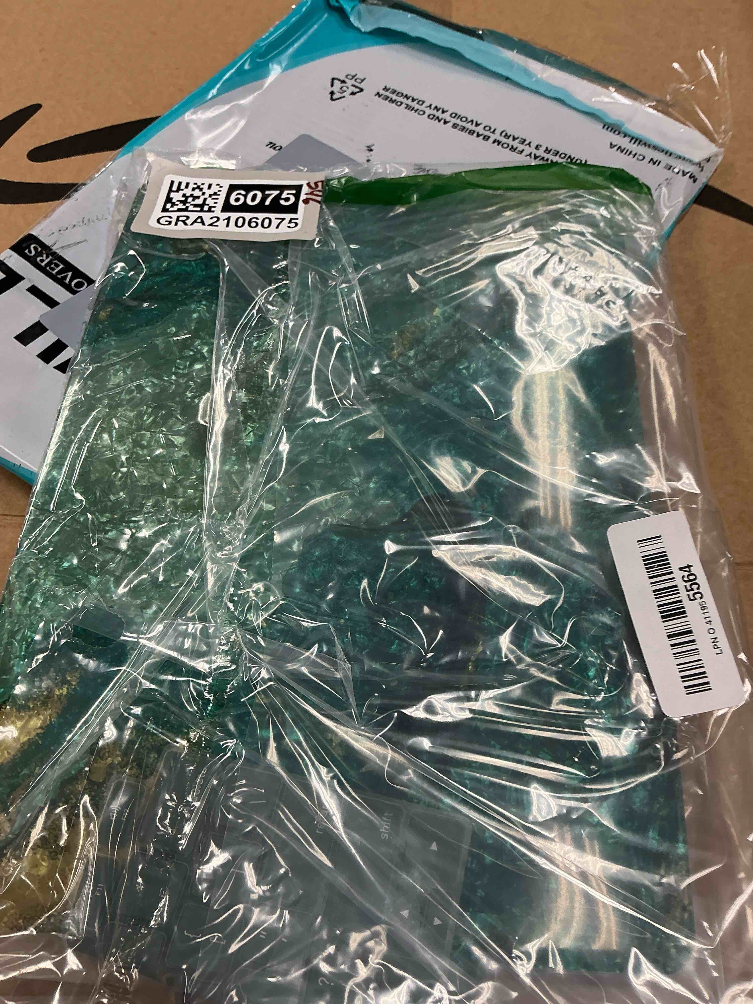 Condition photo showing Good Condition for B BELK Compatible with MacBook Air 13 inch Case 2022 2021 2020 2019 2018 M1 A2337 A2179 A1932 Touch ID, Plastic Laptop Hard Shell Case & 2 Keyboard Covers & Screen Protector, Green Pearl Marble
