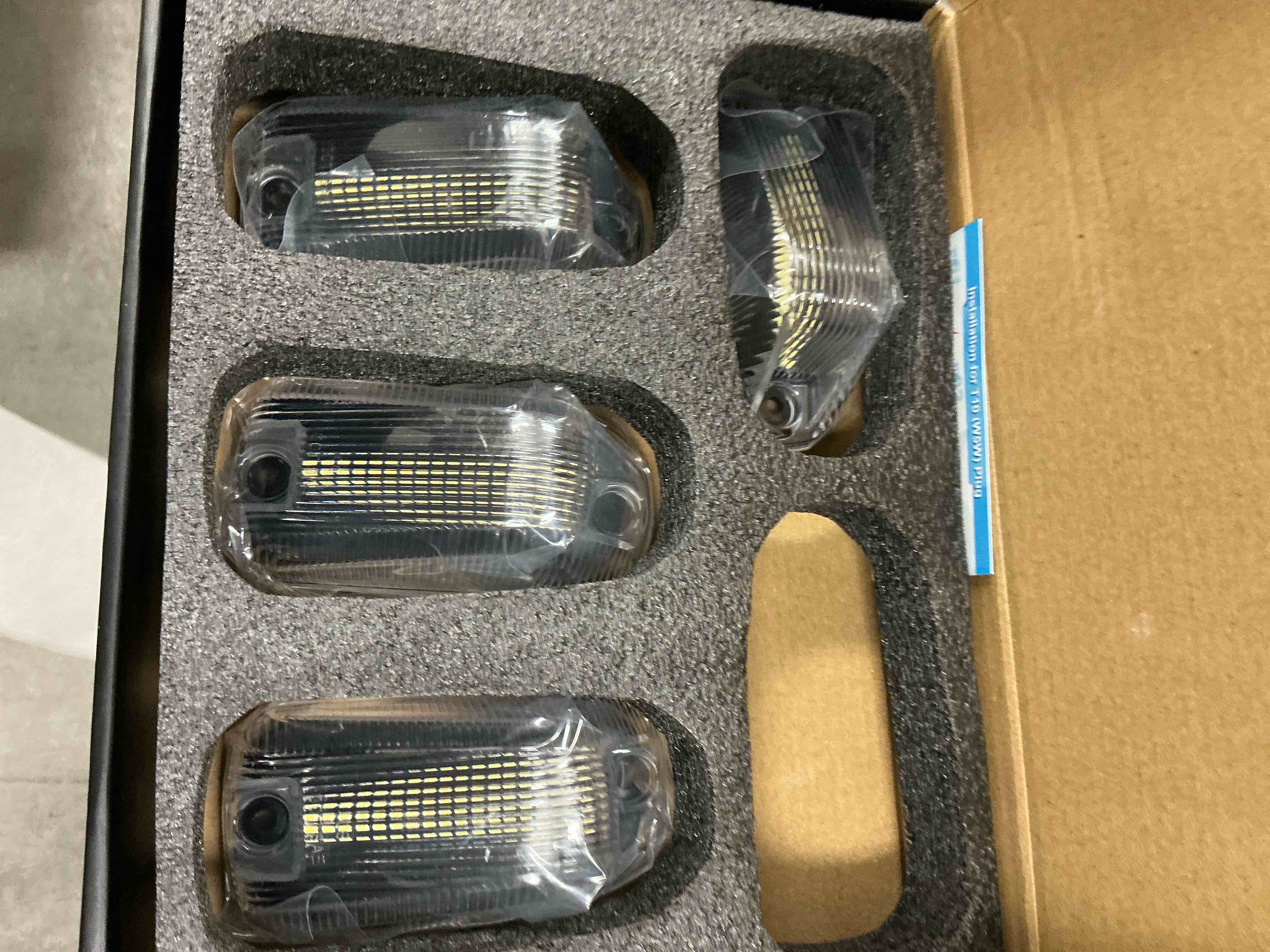 Condition photo showing Good Condition for Cab Roof Top Marker Lights White Led Clearance Running Lamps for 2014-2023 Dodge Ram ProMaster 1500 2500 3500, 4 PCS (Clear Len)