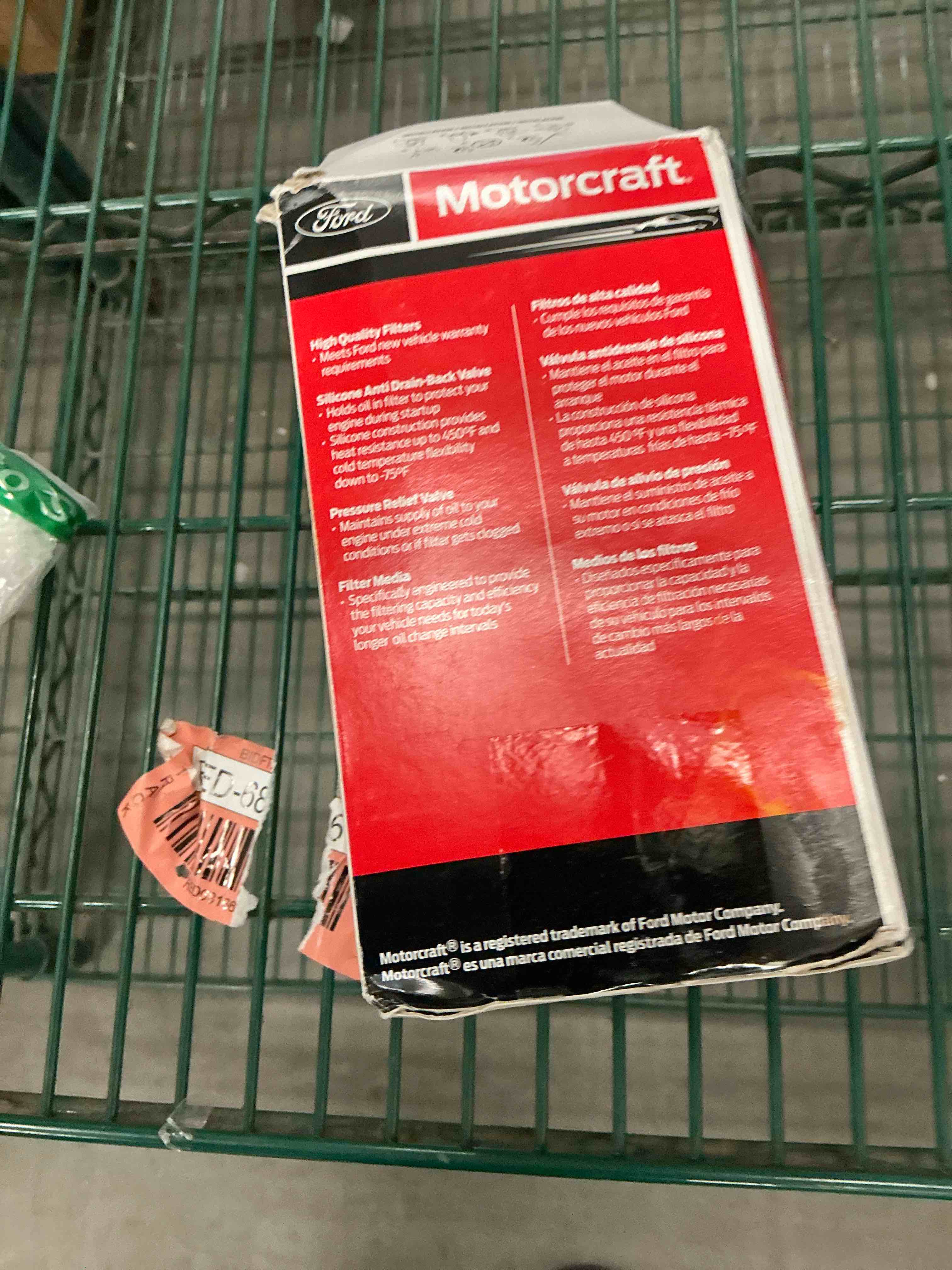 Condition photo showing New/Like New for Motorcraft Oil Filter - FL2124S (Replaces FL2051S)