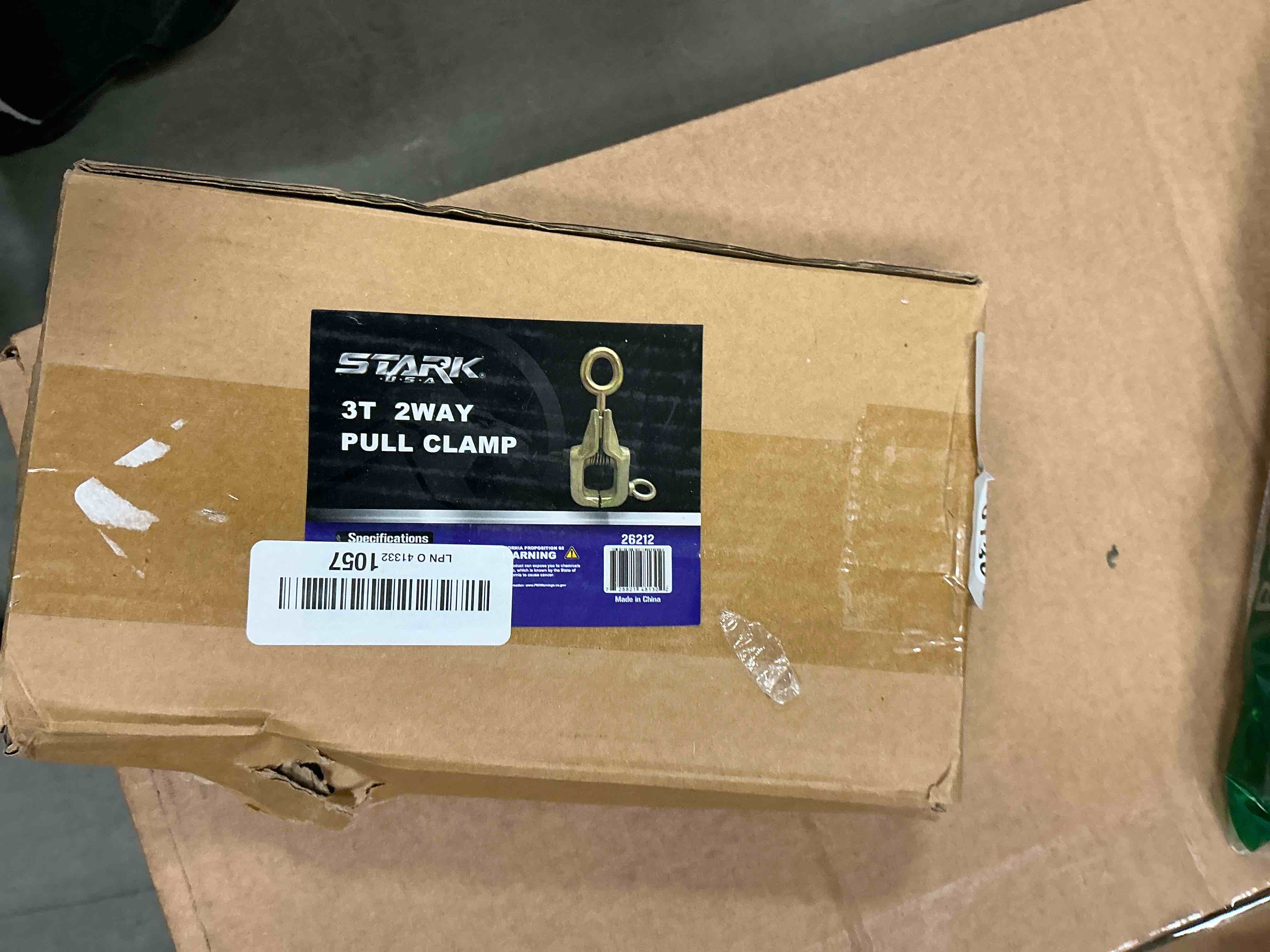 Condition photo showing New/Like New for Stark USA 2-Way Frame Back 3 Ton Self-Tightening Grips & Auto Body Repair Pull Clamp Top & Straight Repair Tool Kit