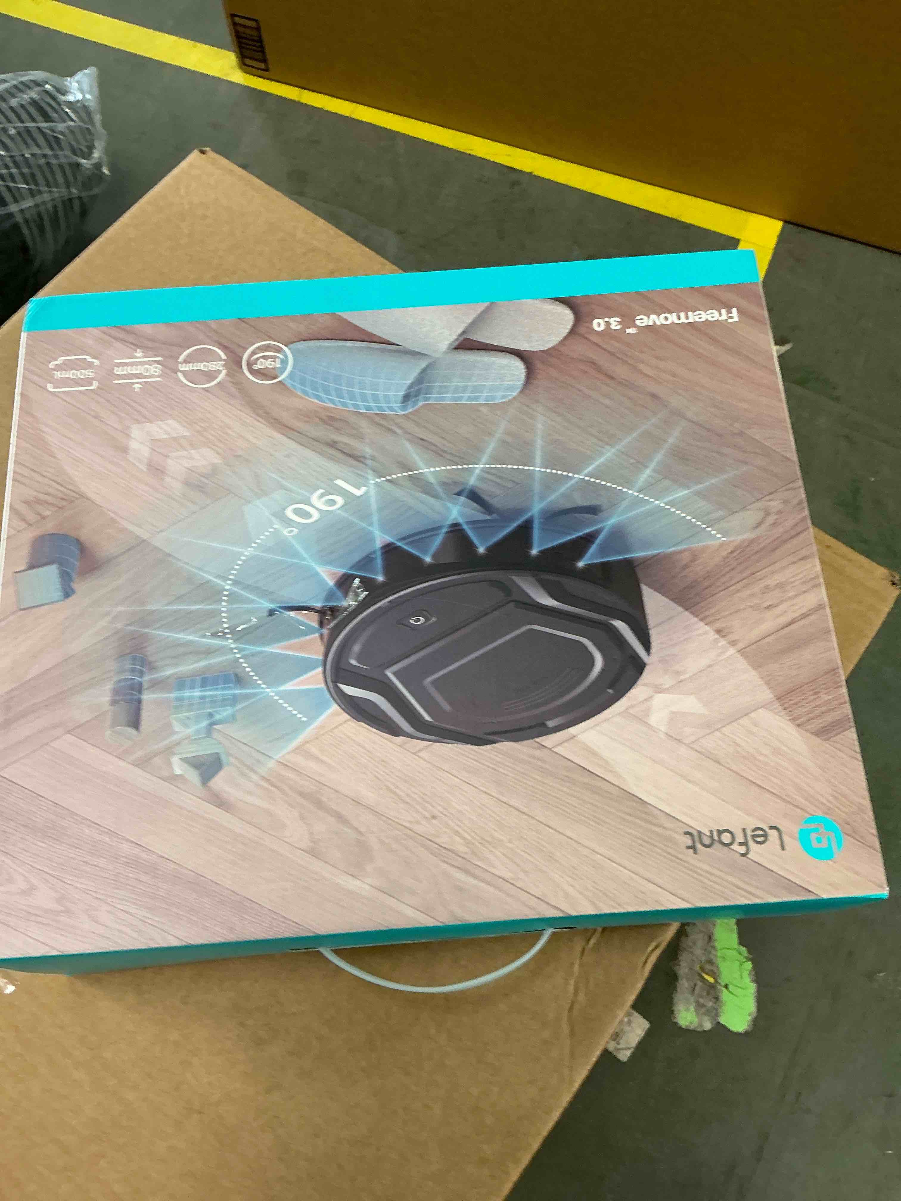 Condition photo showing New/Like New for Lefant Robot Vacuum Cleaner, Strong Suction, 120 Mins Runtime, Slim, Low Noise, Automatic Self-Charging, Wi-Fi/App/Alexa Control, Ideal for Pet Hair Hard Floor and Daily Cleaning, M210