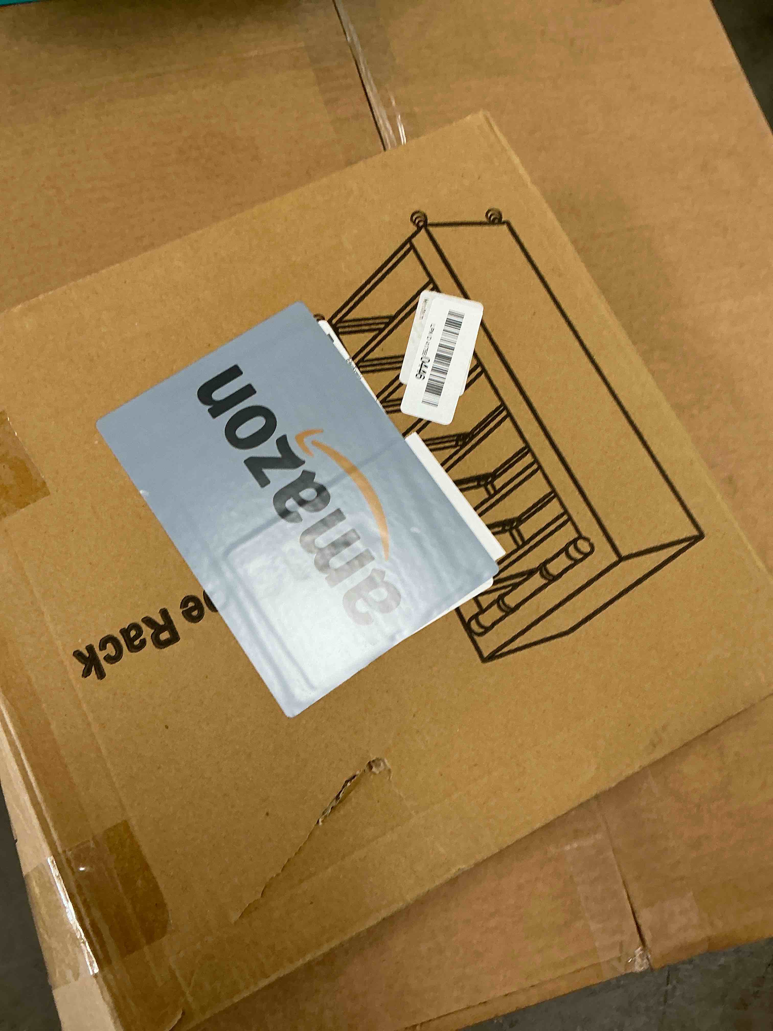 Condition photo showing Good Condition for Calmootey 7 Tier Shoe Rack Organizer,Portable Shoe Shelf with Nonwoven Fabric Cover for Closet Hallway,Bedroom,Entryway,Black 7-tier(23.62"W) Black