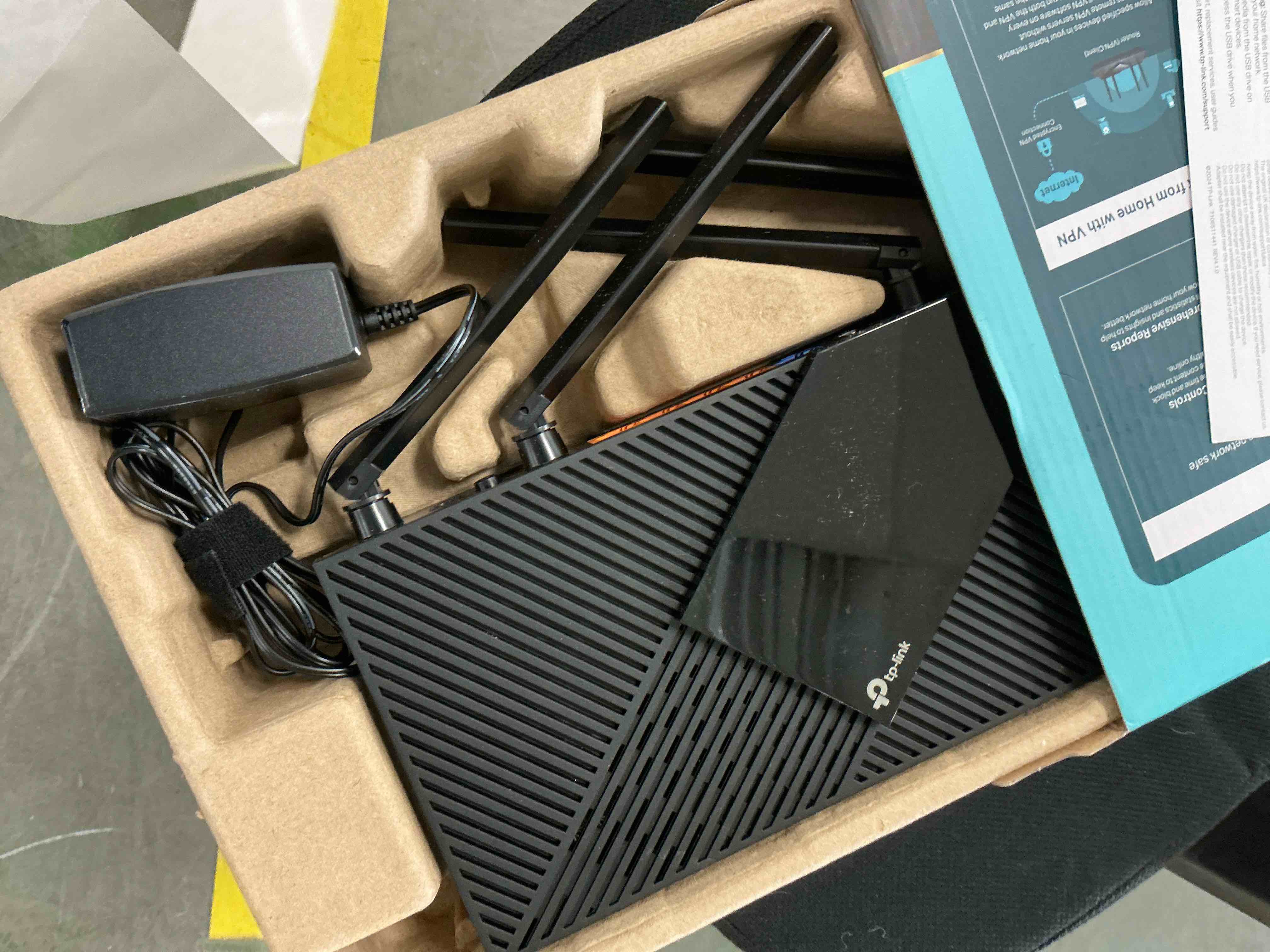 Condition photo showing Good Condition for TP-Link Dual-Band AX3000 Wi-Fi 6 Router Archer AX55 | Wireless Gigabit Internet Router for Home | EasyMesh Compatible | VPN Clients & Server | HomeShield, OFDMA, MU-MIMO | USB 3.0 | Secure by Design WiFi 6, AX3000